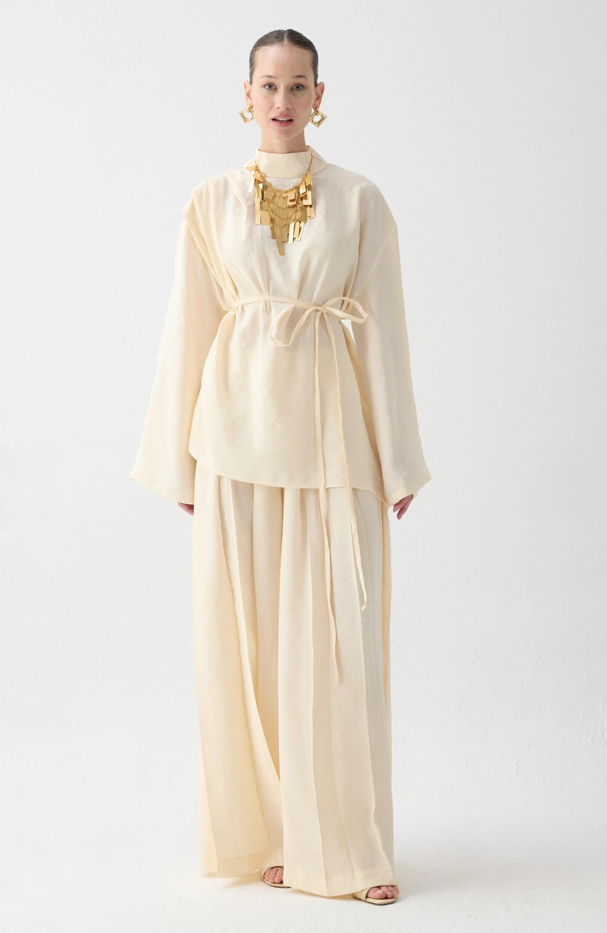 Prive Tensel Takım - Ekru