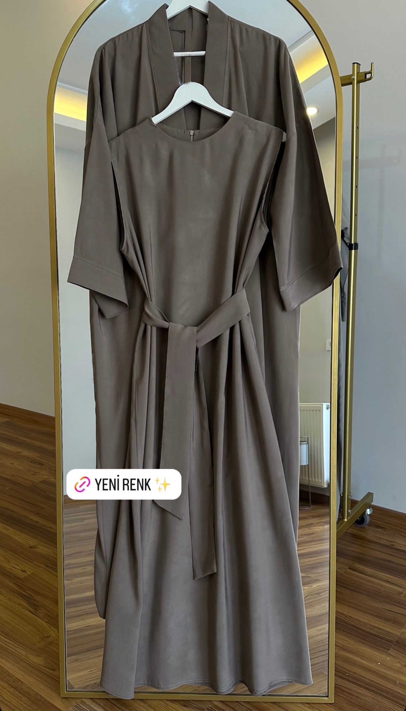 Qupra Abaya  - vizon