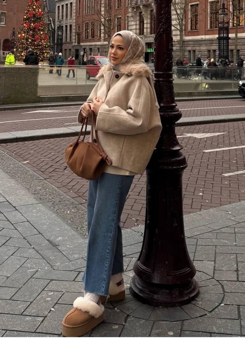 Snowy Seyyar Kürklü Kaban - Taş