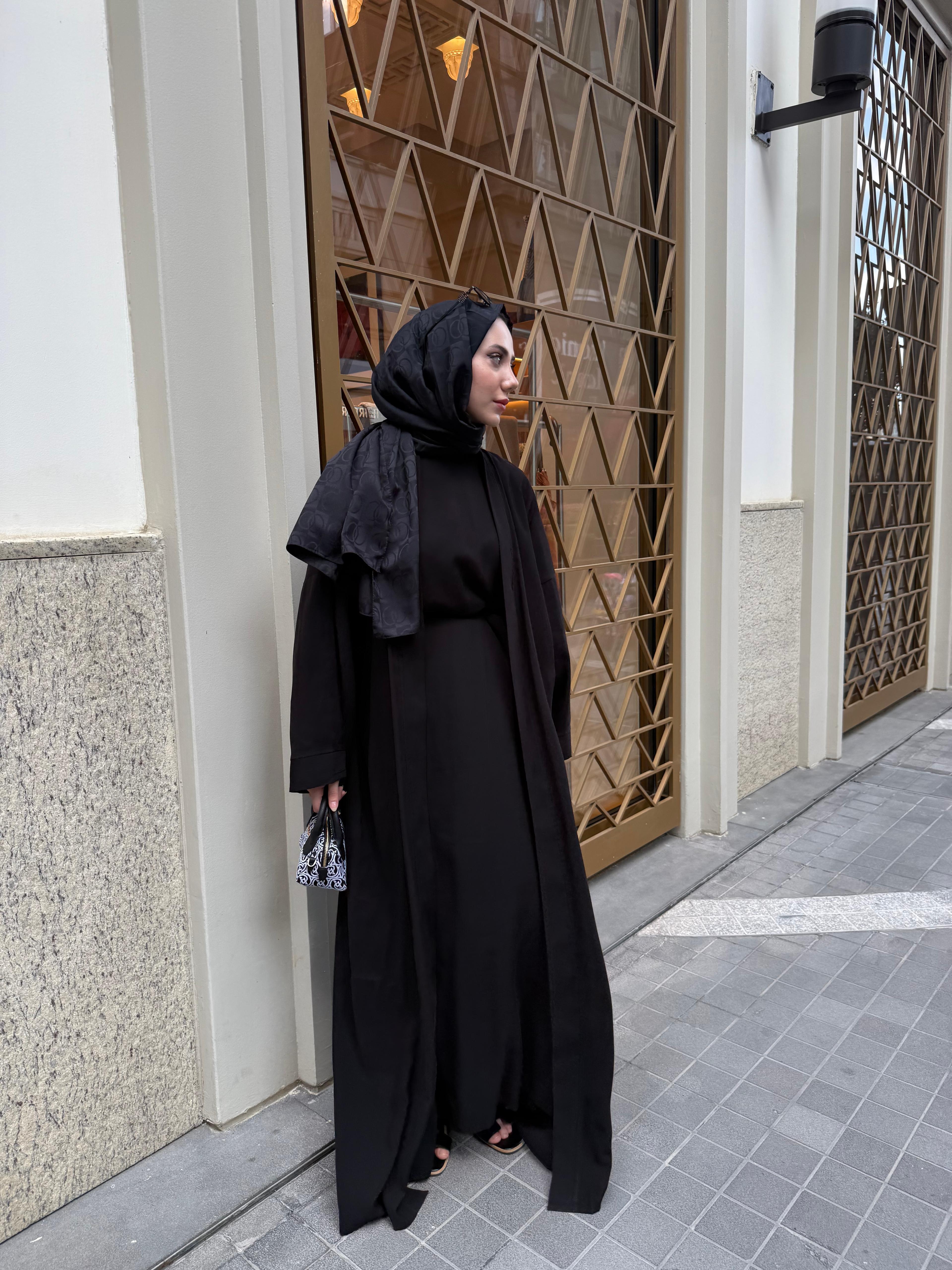 Qupra Abaya  - Siyah