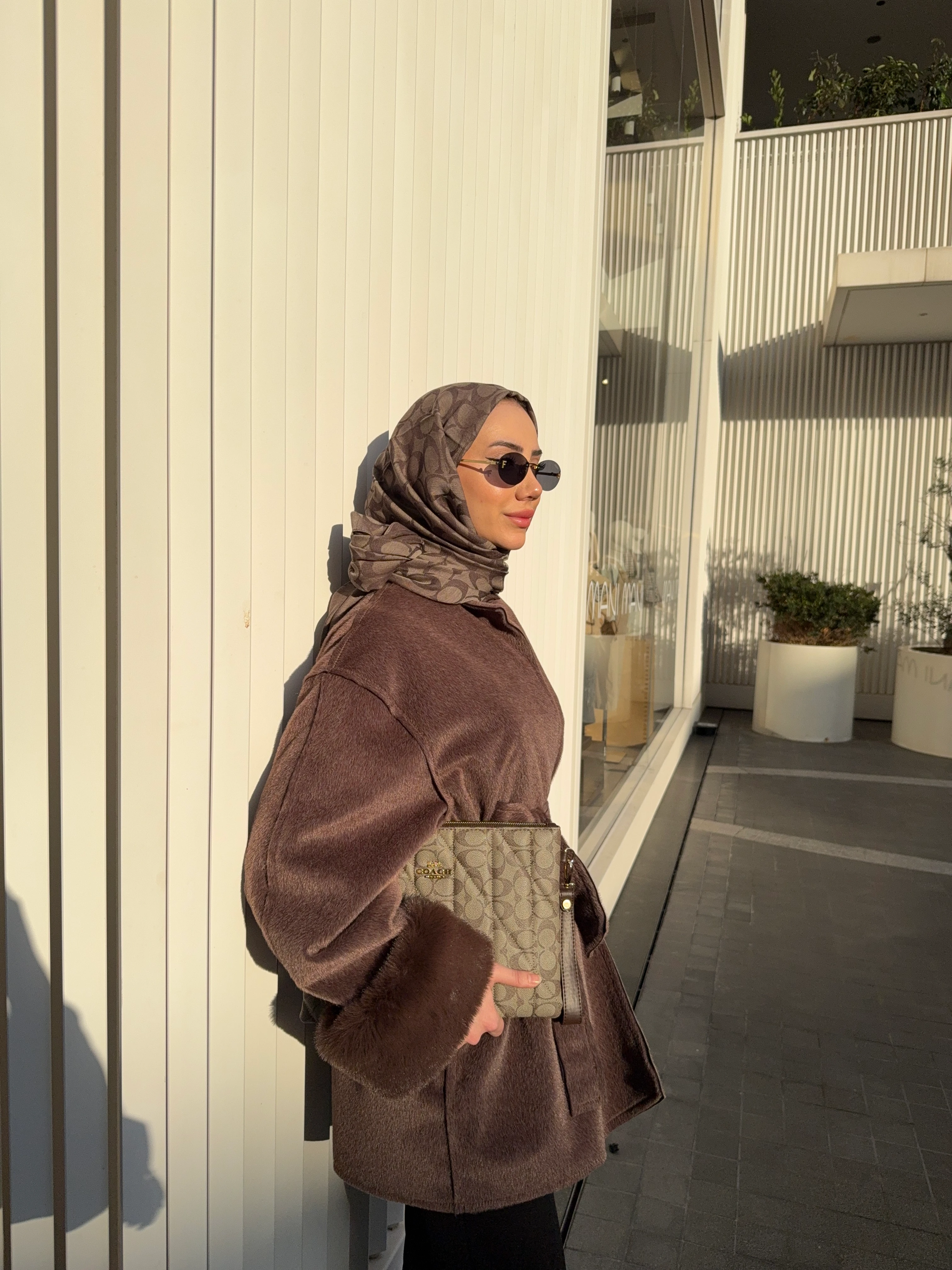 Alpaka Model Fox Kaban - Kahverengi