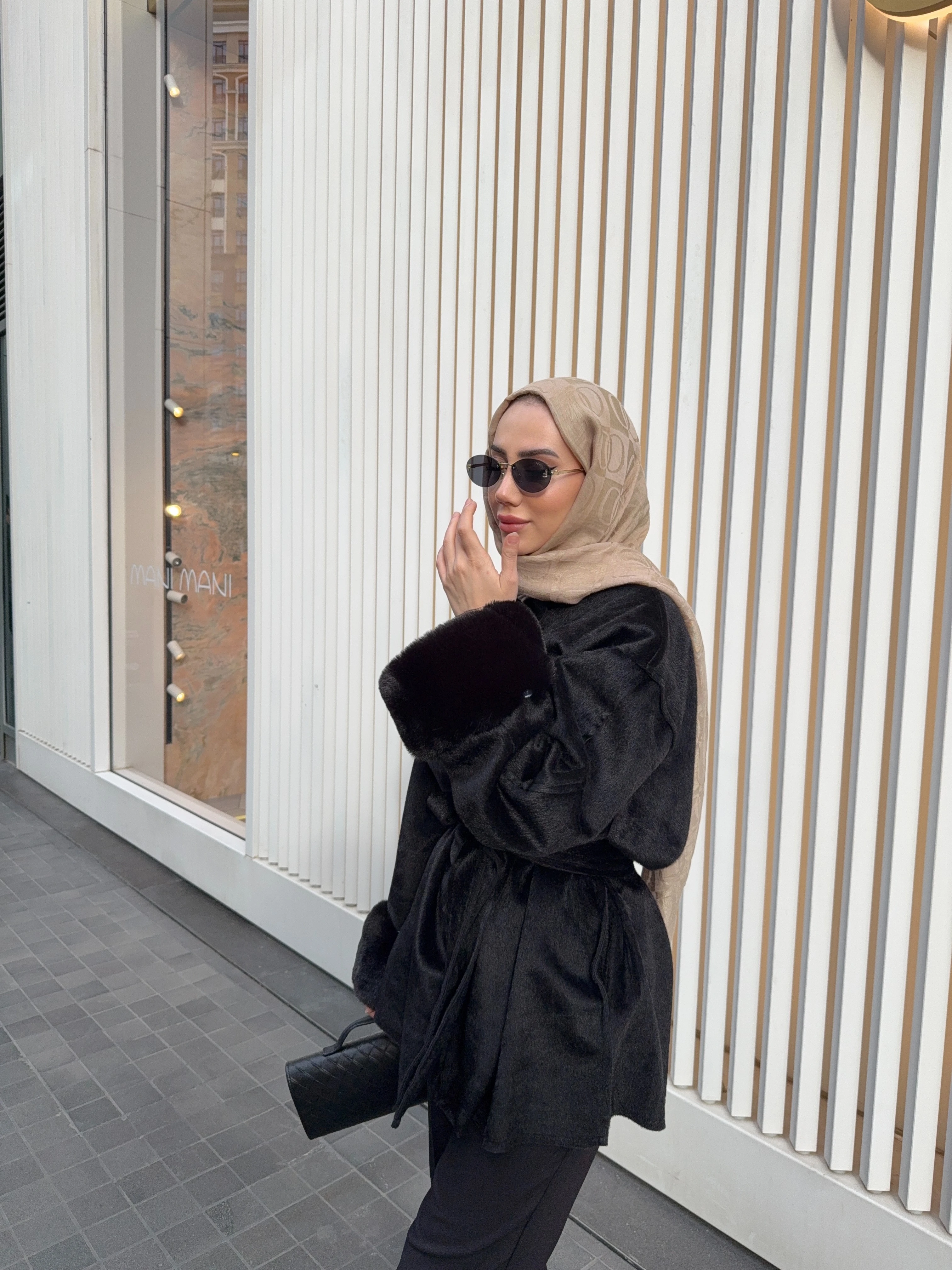 Alpaka Model Fox Kaban - Siyah