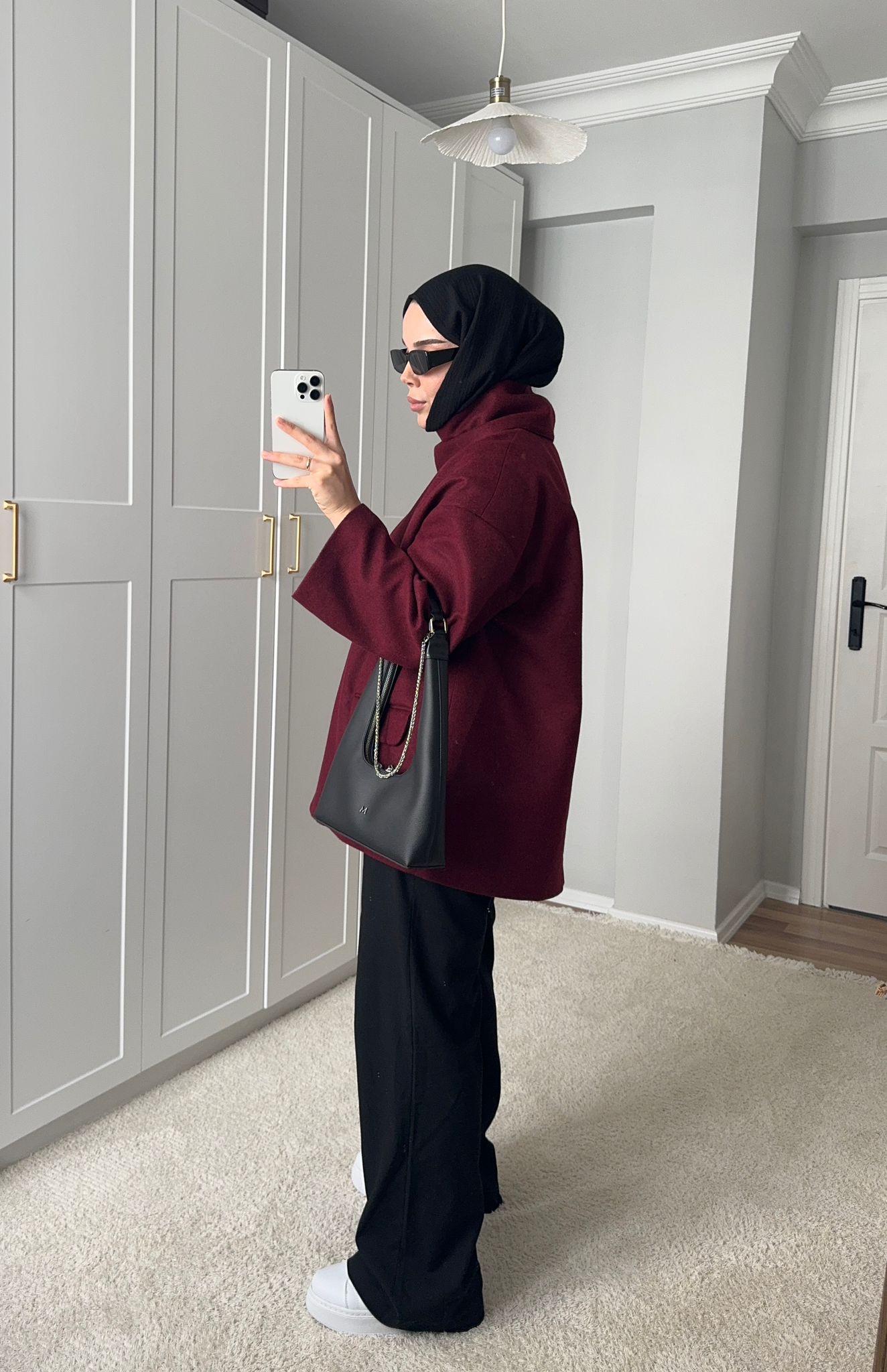 Atkılı Kaban - bordo