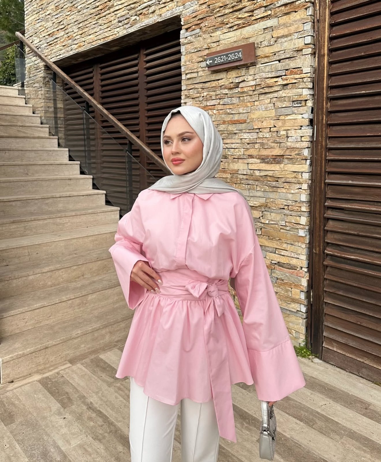 Angel Gömlek  - soft pembe