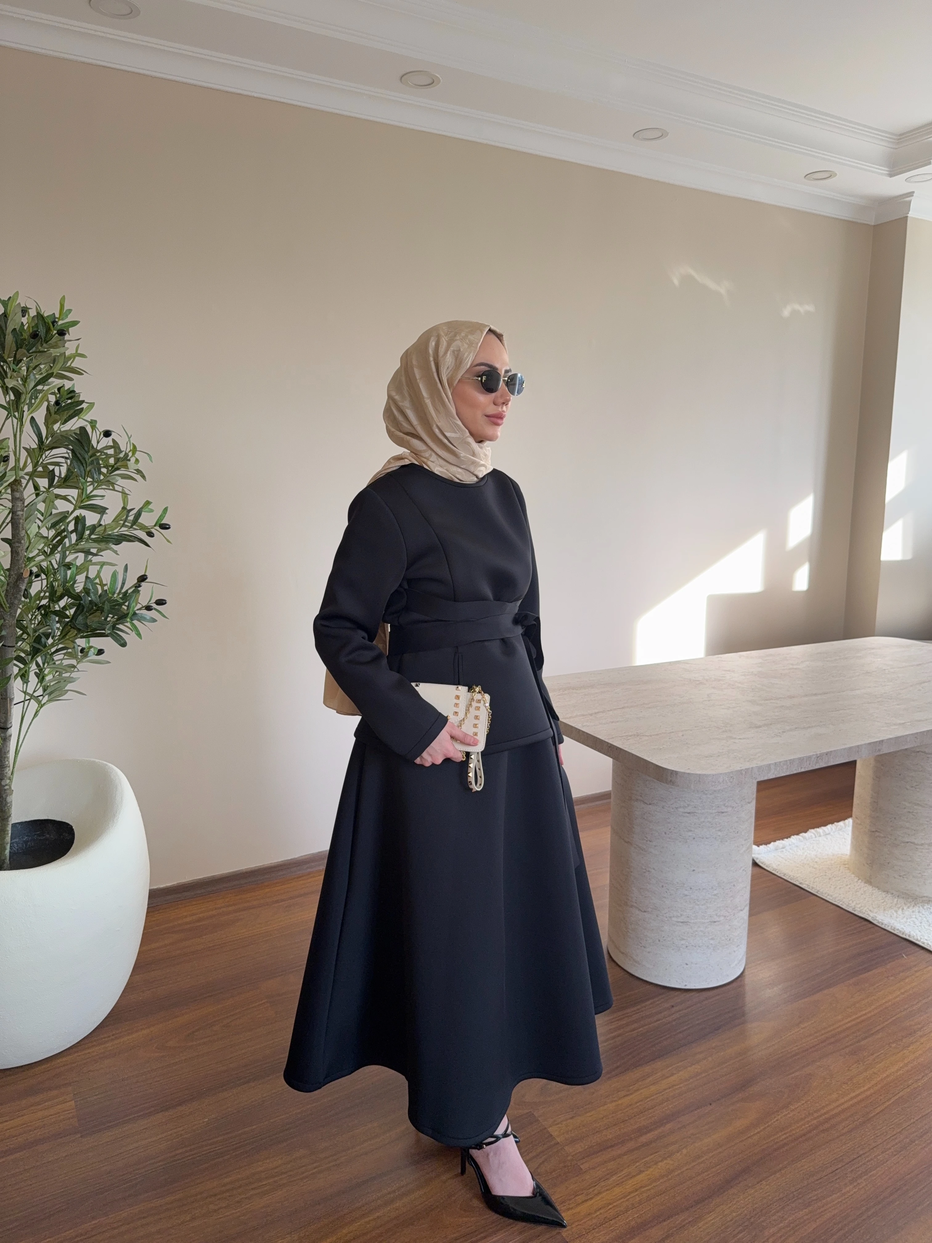 Puffie Scuba Takım - Siyah