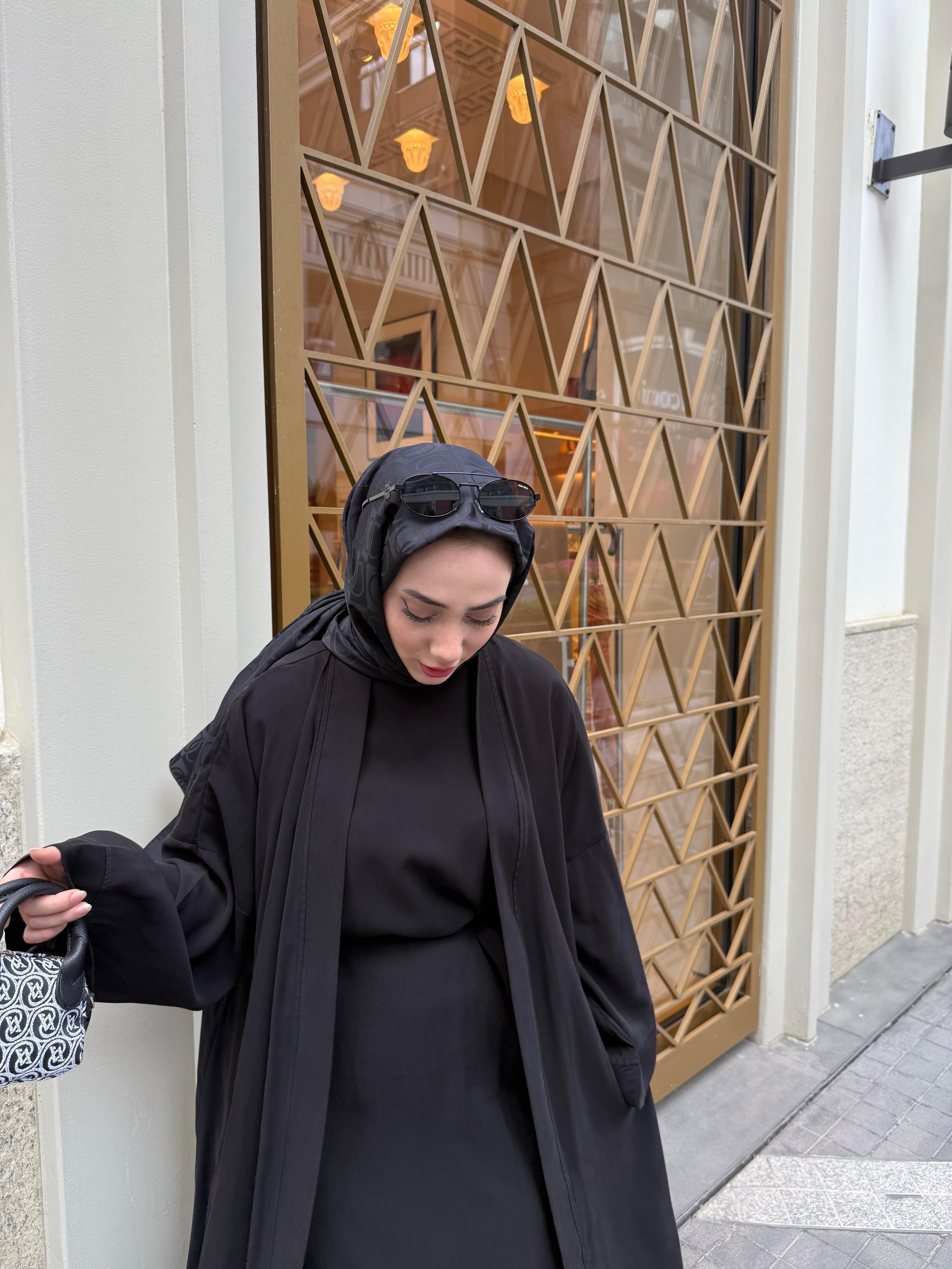 Qupra Abaya  - Siyah