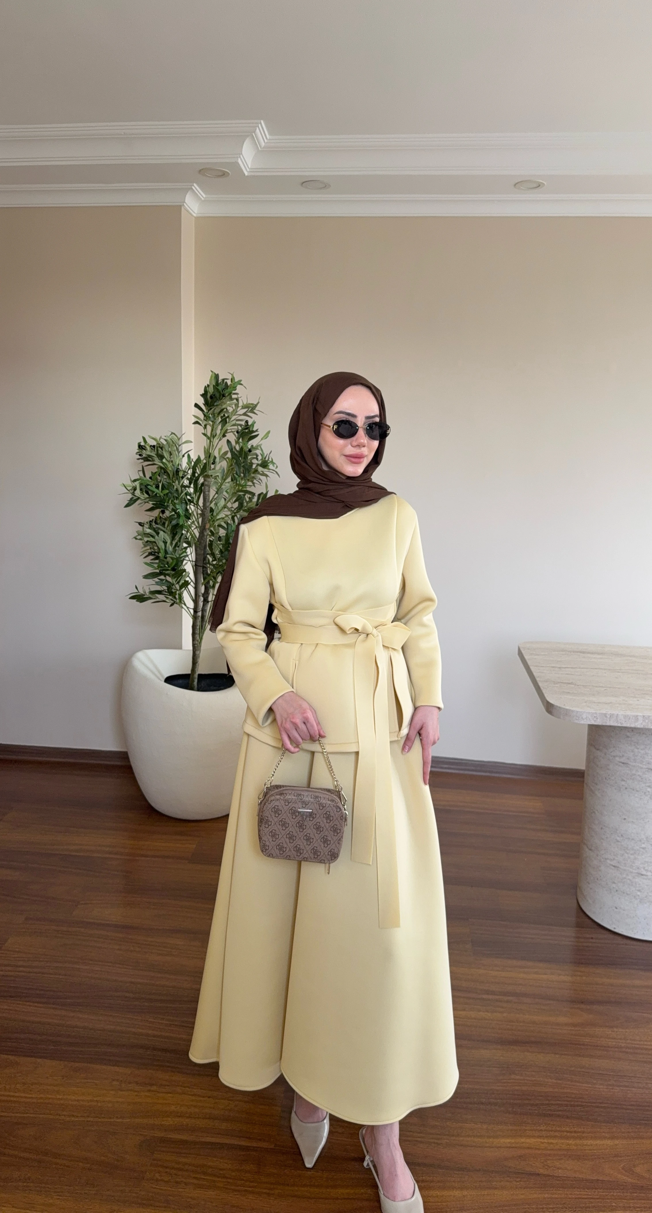 Puffie Scuba Takım - Sarı