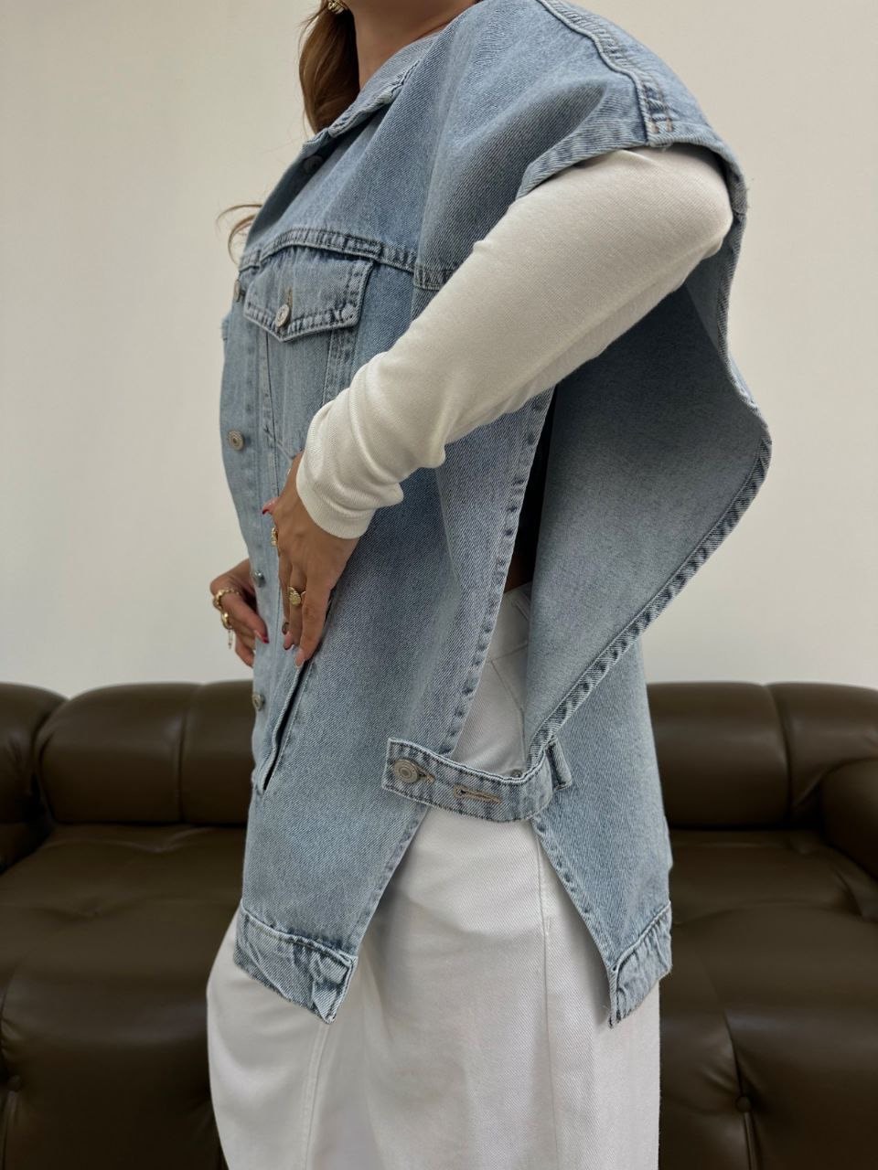 Denim Yelek 