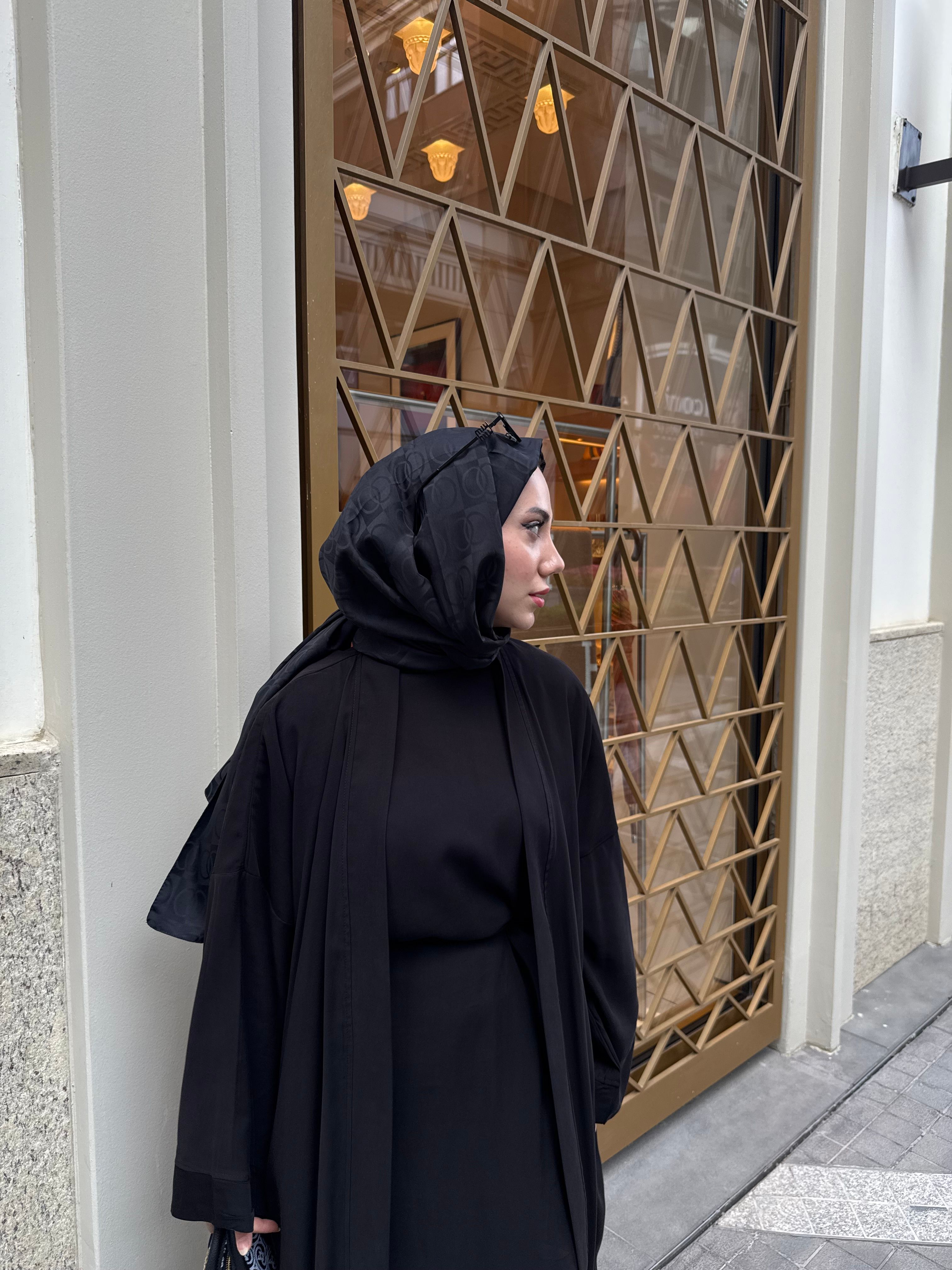 Qupra Abaya  - Siyah
