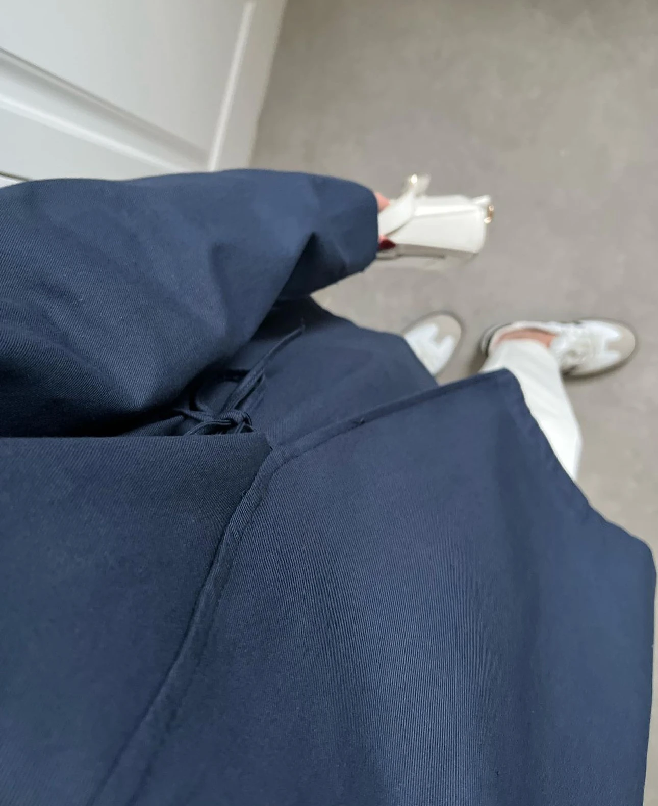 kimono yandan kuşaklı - Lacivert