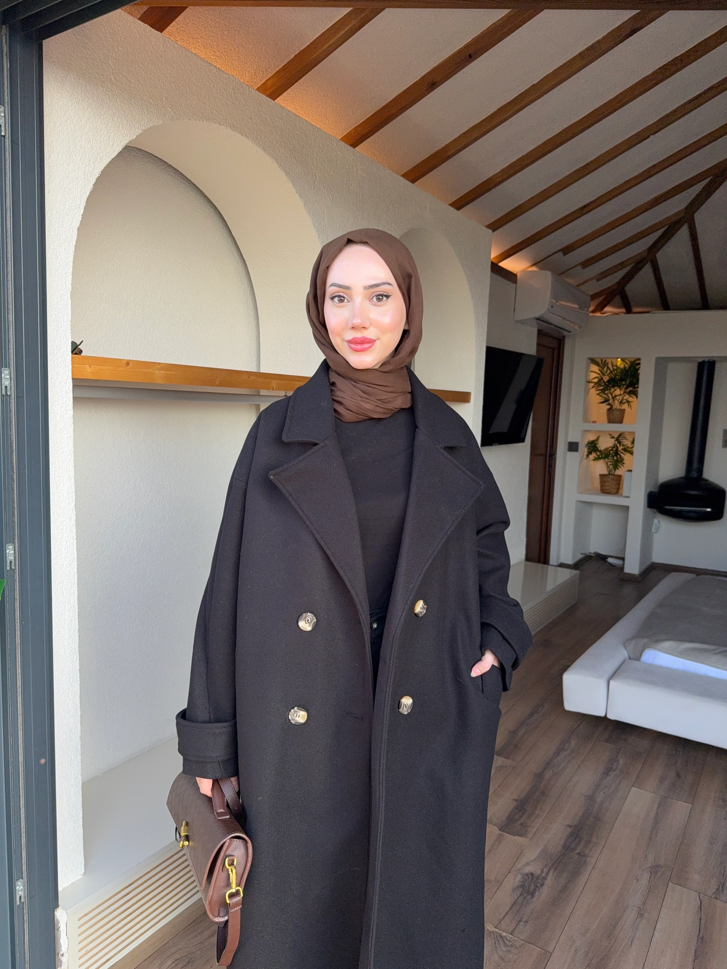 ZR OVERSİZE KABAN - Siyah