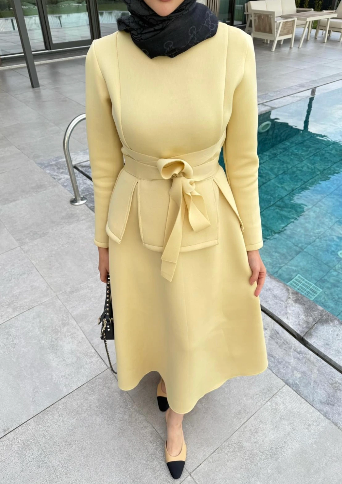 Puffie Scuba Takım - Sarı