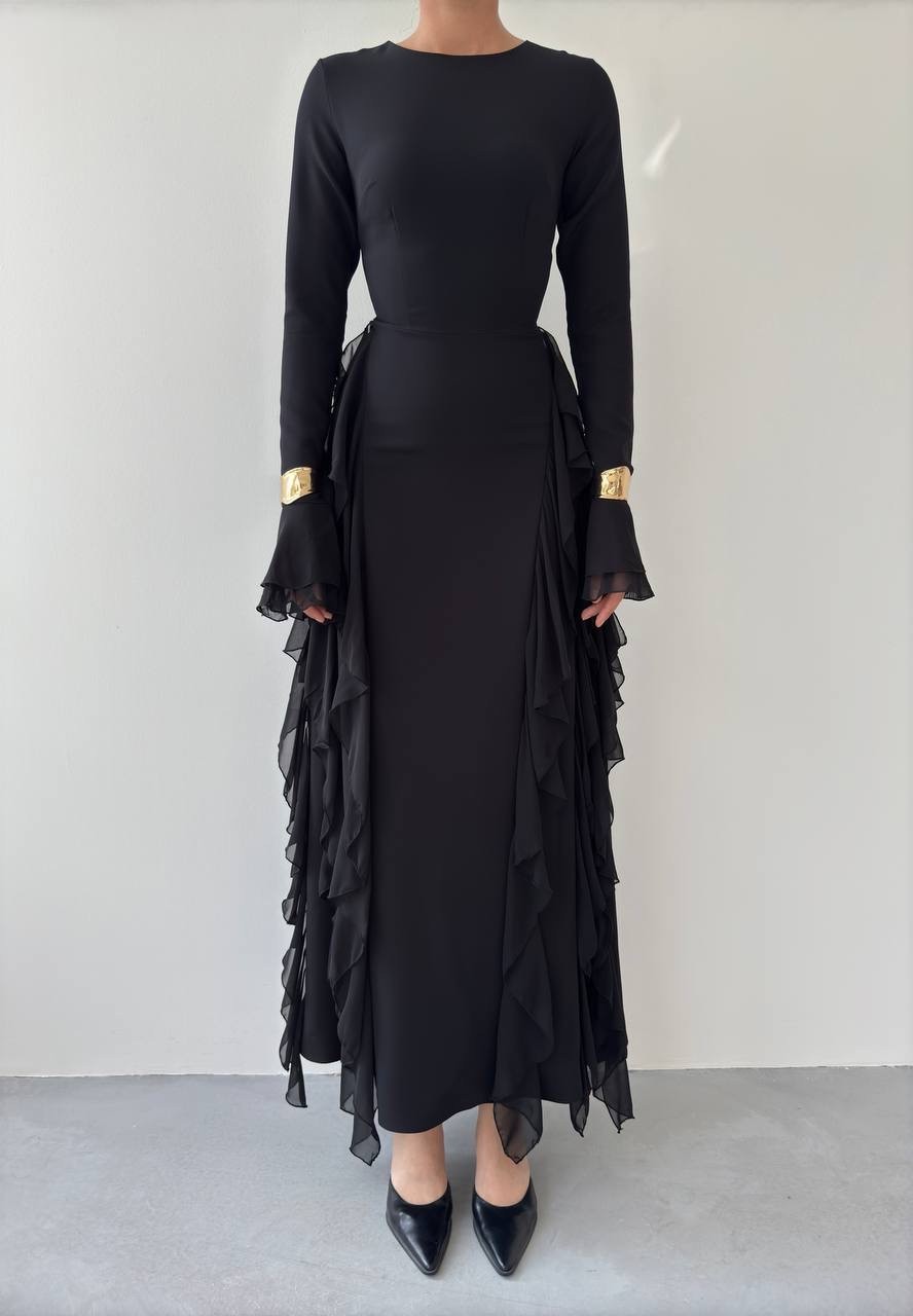 Aura Elbise - Siyah