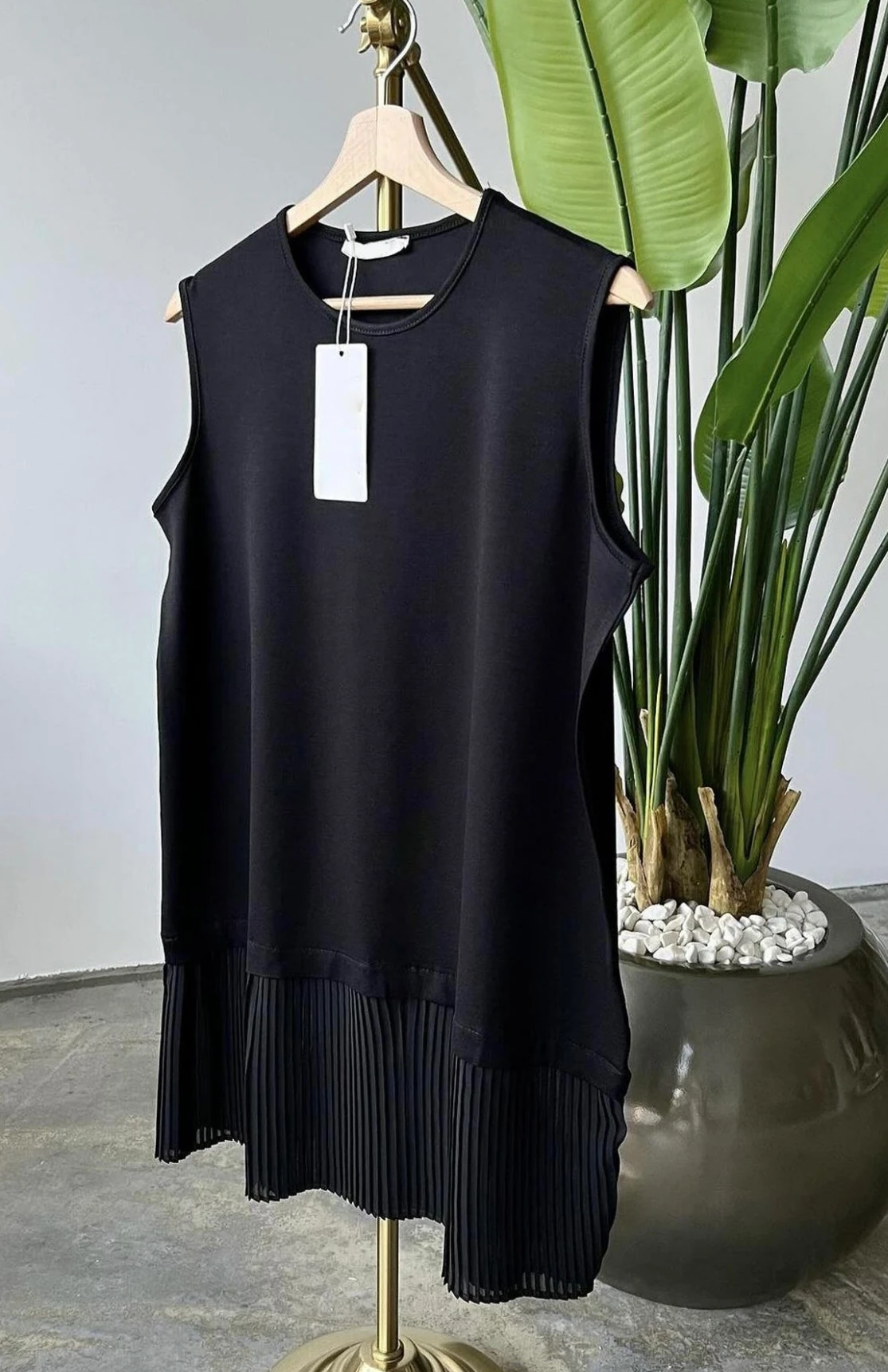 Piliseli İçlik - Siyah