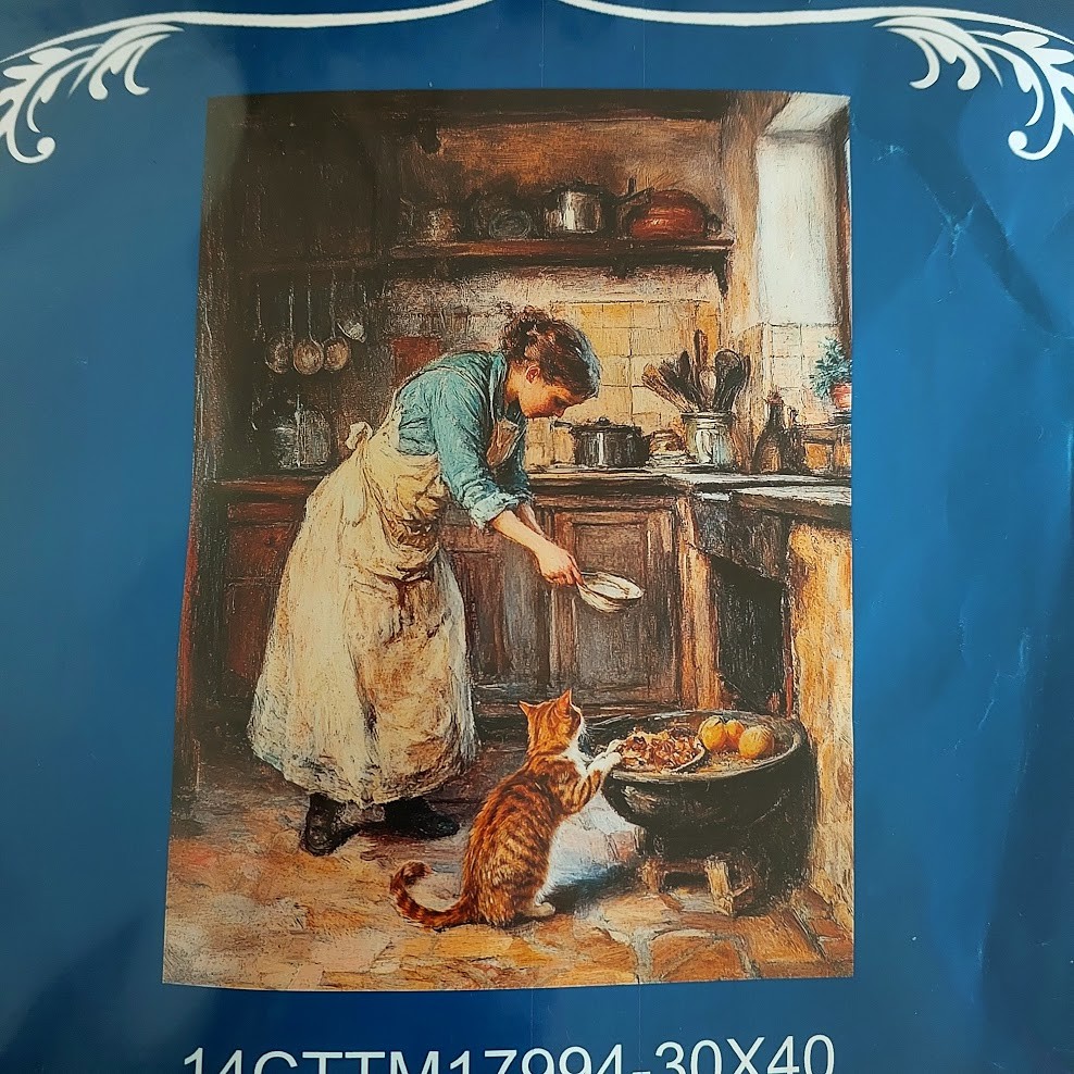 Baskılı Kanaviçe Kit-17994