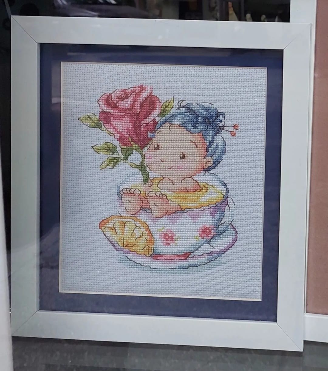 Kanaviçe İşlenmiş Tablo