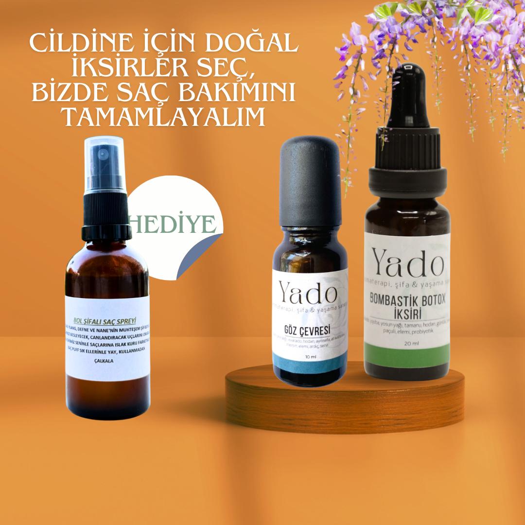 GÖZ ÇEVRESİ-BOMBASTİK BOTOX İKSİRİ-50 ML MUHTEŞEM SAÇ TONİĞİ HEDİYELİ