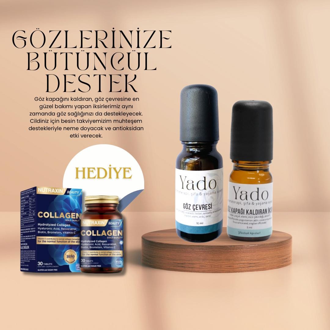 GÖZ ÇEVRESİ - GÖZ KAPAĞI KALDIRAN İKSİR COLLAGEN TABLET HEDİYELİ