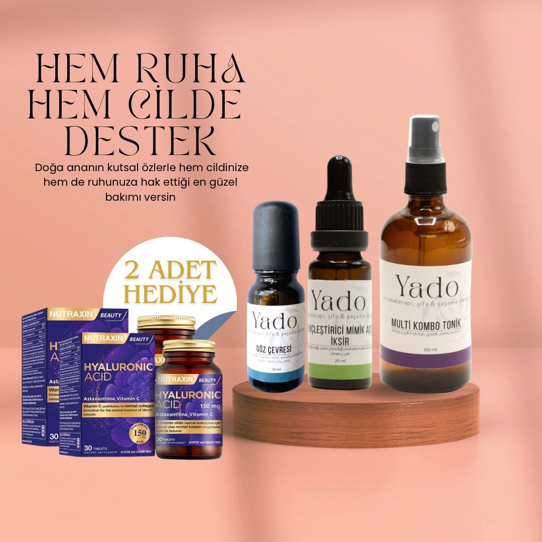 GÖZ ÇEVRESİ-PROBİYOTİKLİ LEKE UÇURAN İKSİR-LEKE VE GÖZENEK UÇURAN TONİK 2 ADET HYALURONIC ACID HEDİYELİ