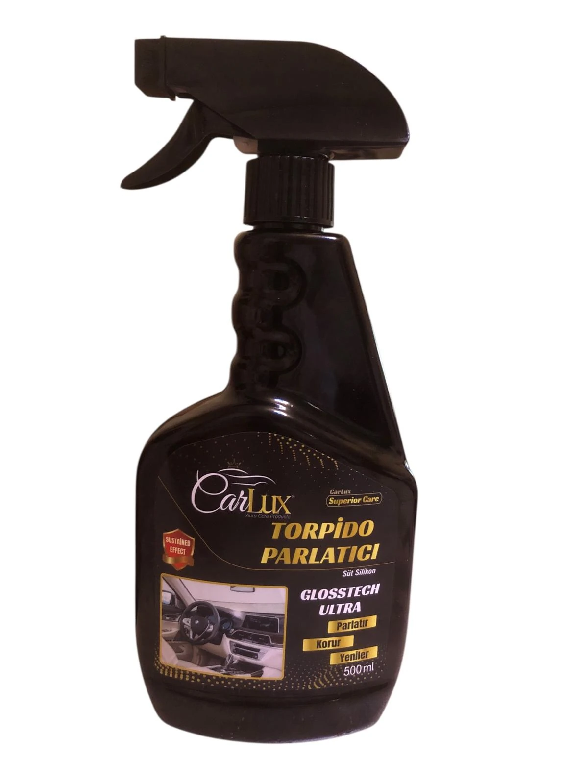 Torpido Parlatıcı 500 ml – Parlatır, Korur, Yeniler – UV Koruma + Anti-Statik Etki