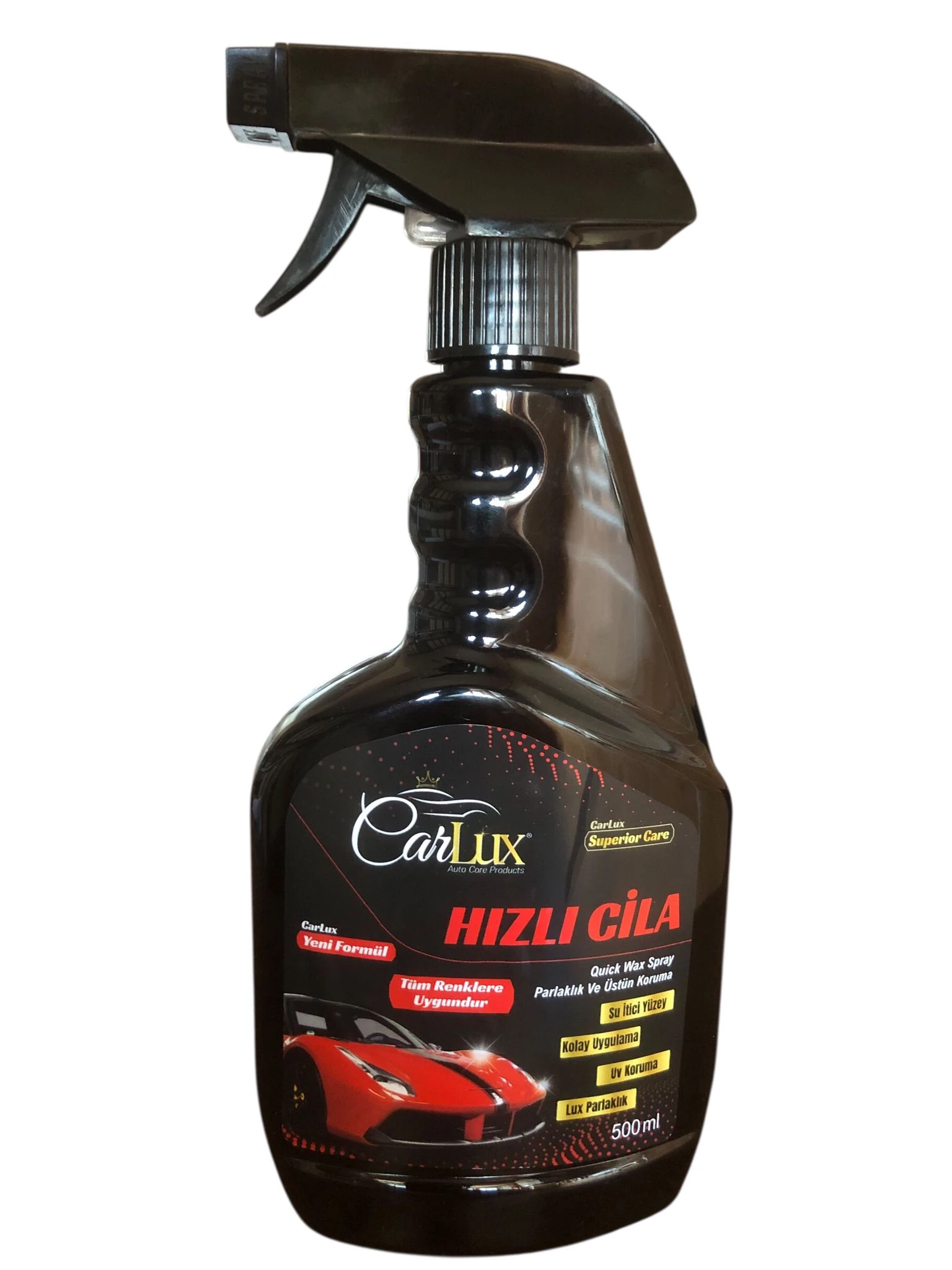 Hızlı Cila 500 ml – Parlaklık, Su Kaydırıcı Etki, UV Koruma – Tüm Renkler İçin Uygun