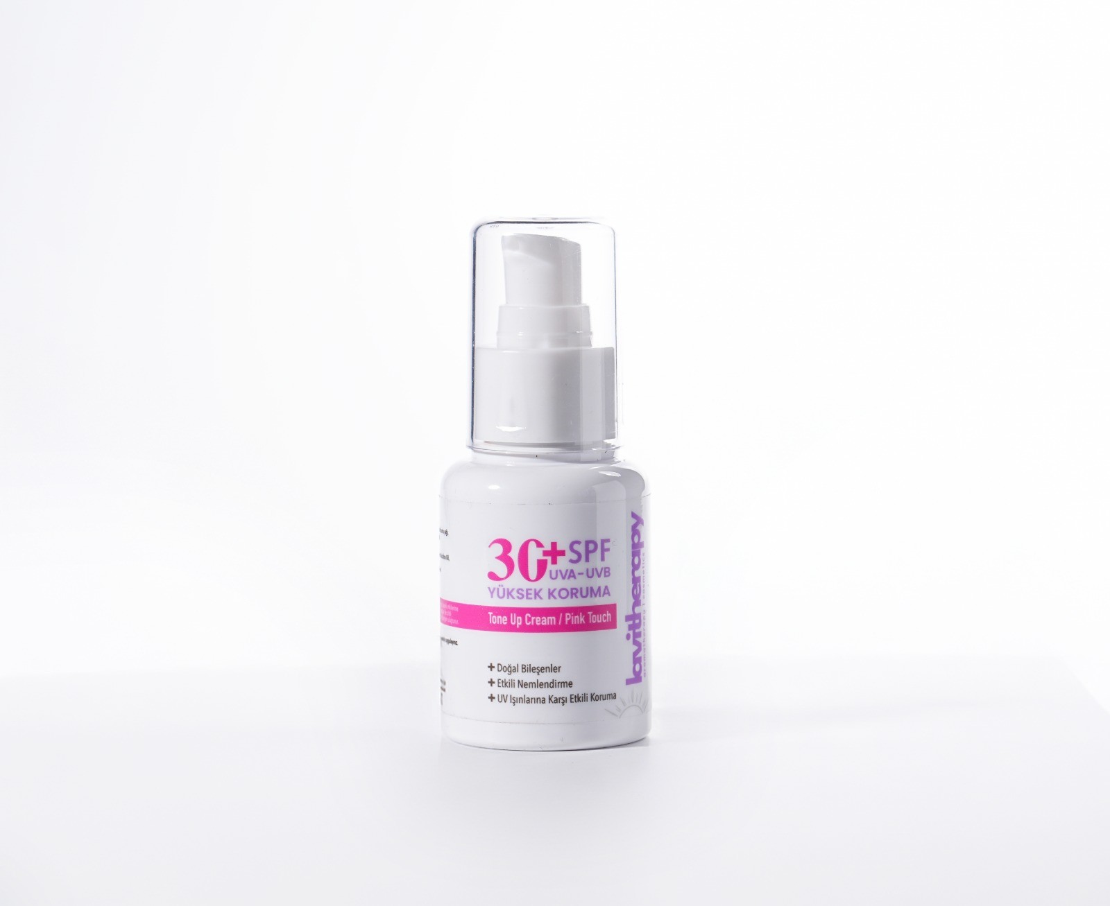 50ml 30+Factor   Tone Up / Pink Touch Doğal Güneş Kremi
