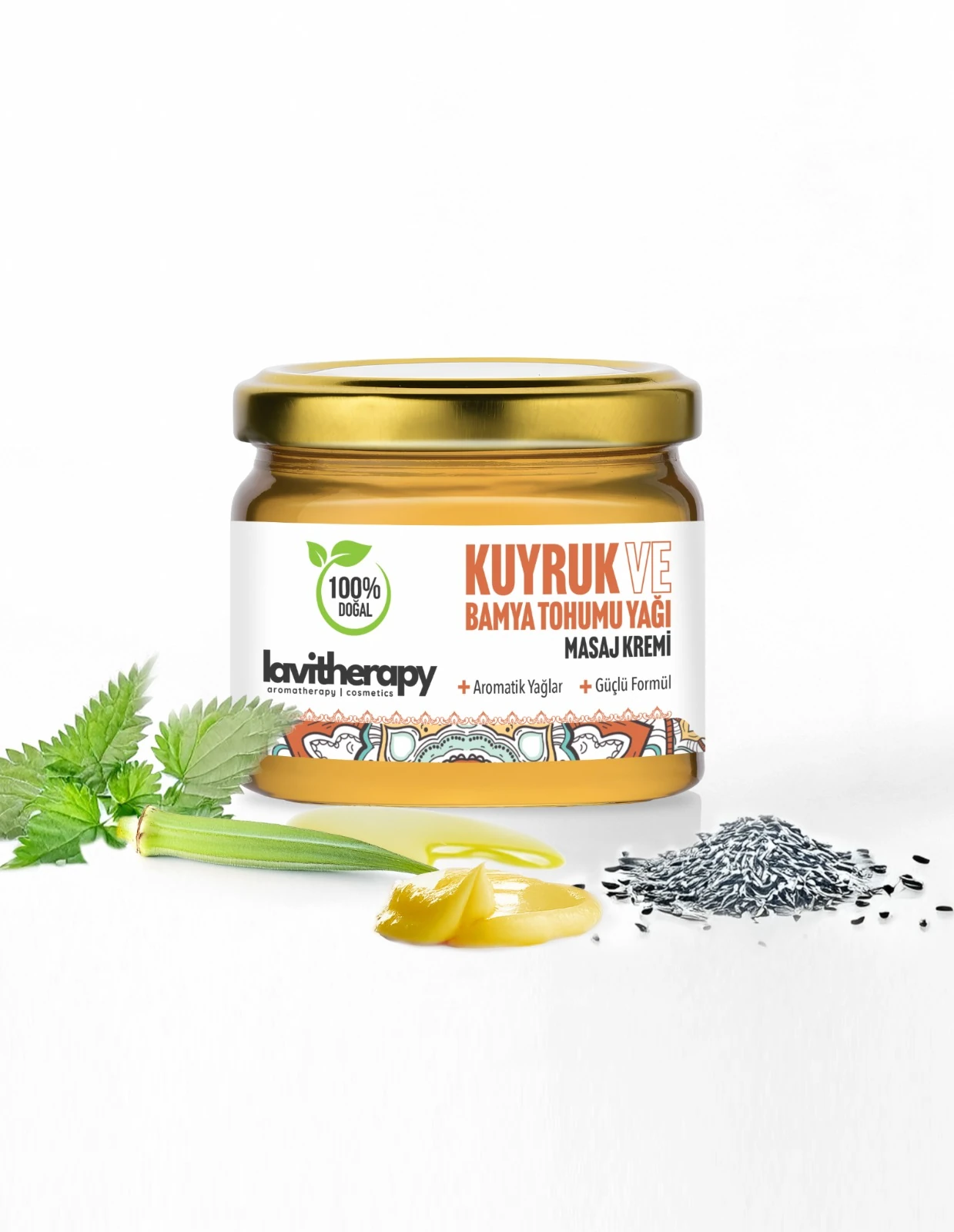 Kuyruk Yağı & Bamya Tohumu Yağı Masaj Kremi