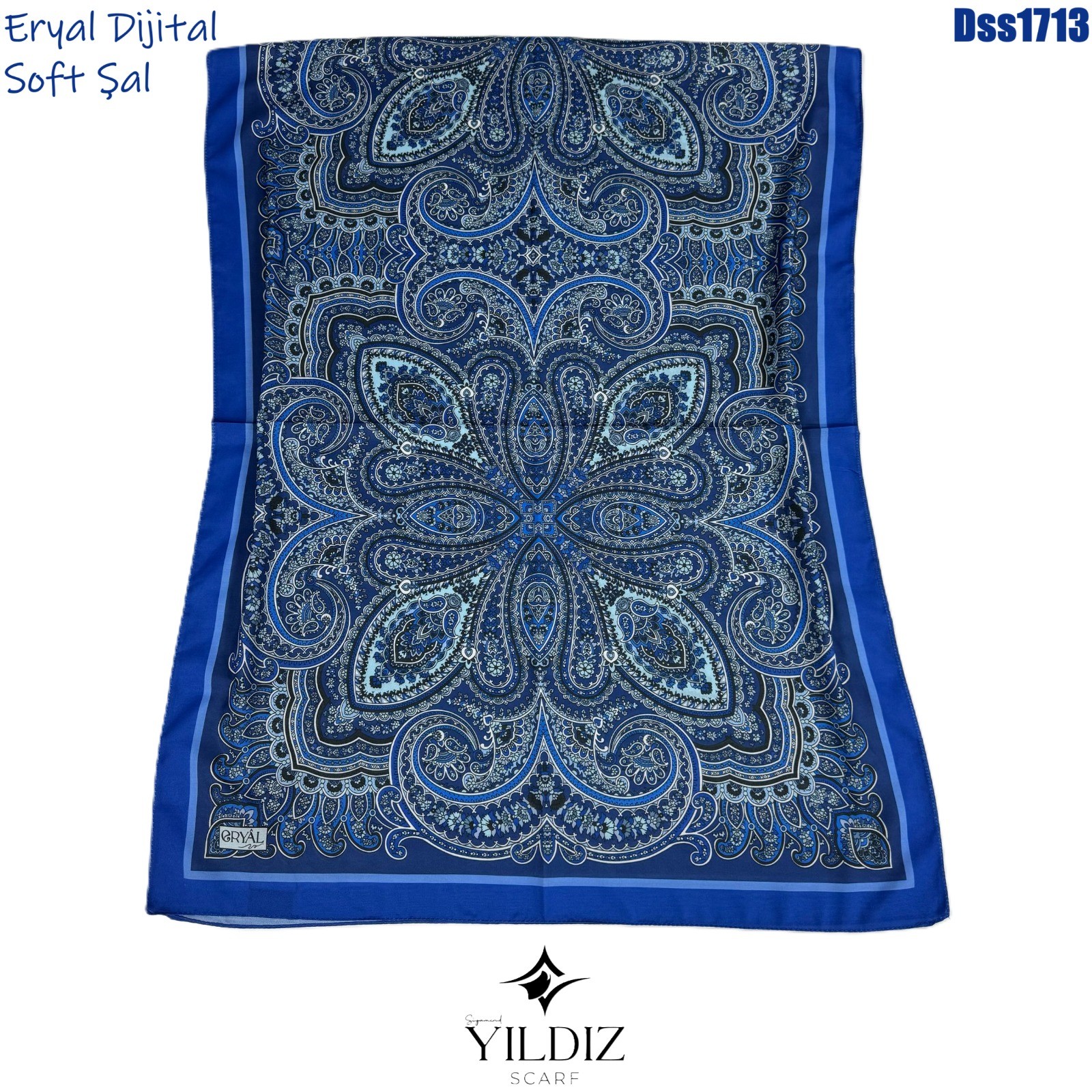 N-256 Eryal Dijital Soft Şal