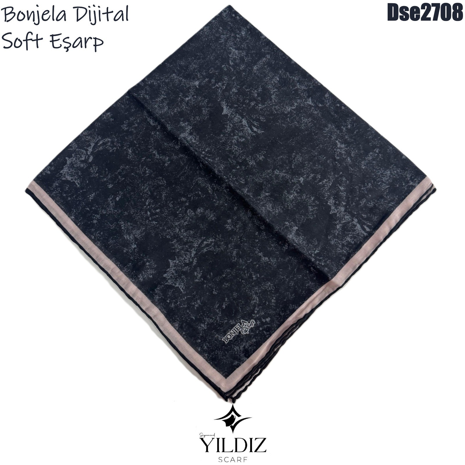K-573 Bonjela Dijital Soft Eşarp