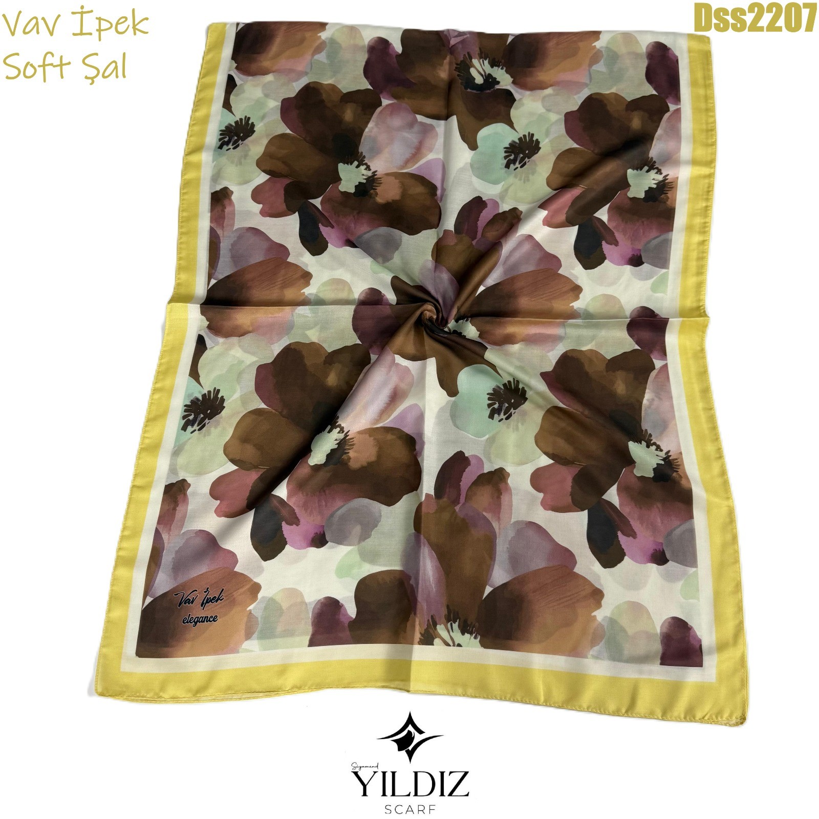 Vav İpek Dijital Soft Şal - DSS22 - 7