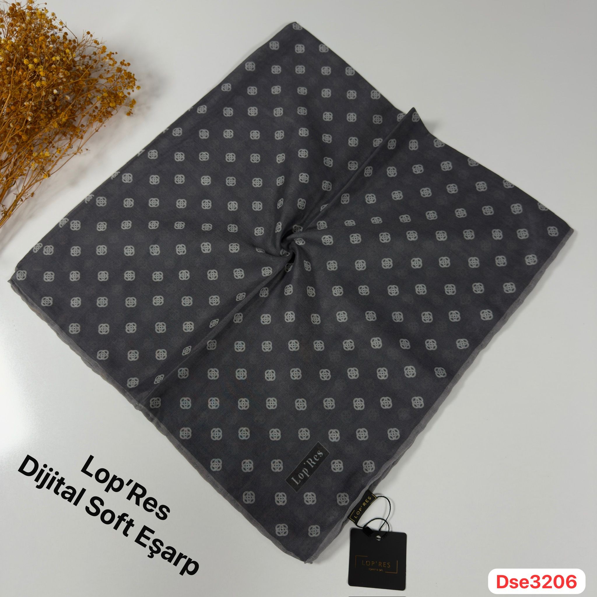 Lopres El Dikişli Soft Eşarp DSE32 - 6