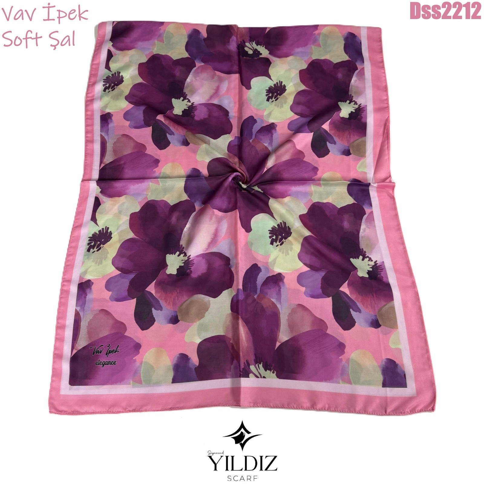 Vav İpek Dijital Soft Şal - DSS22 - 12