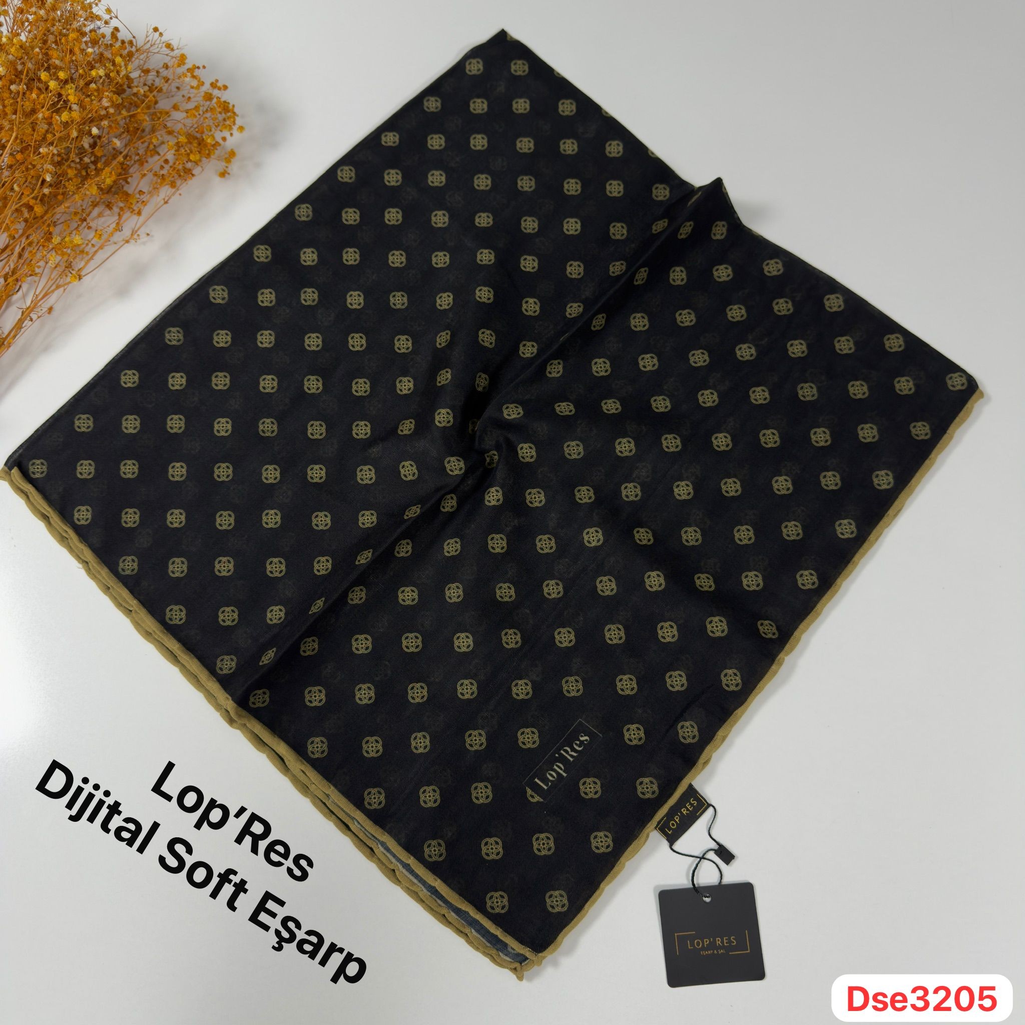Lopres El Dikişli Soft Eşarp DSE32 - 5