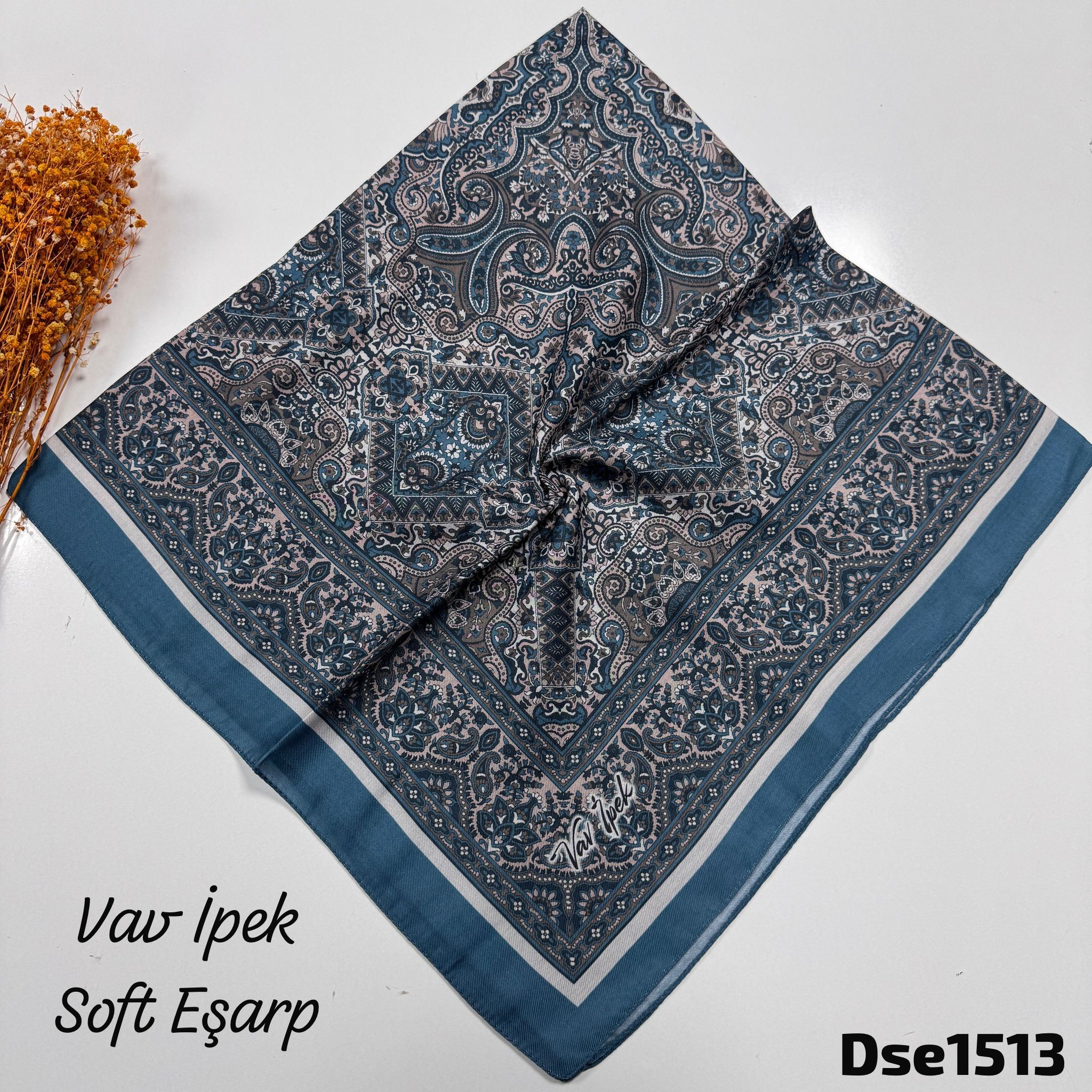 K-298 Vav İpek Soft Eşarp