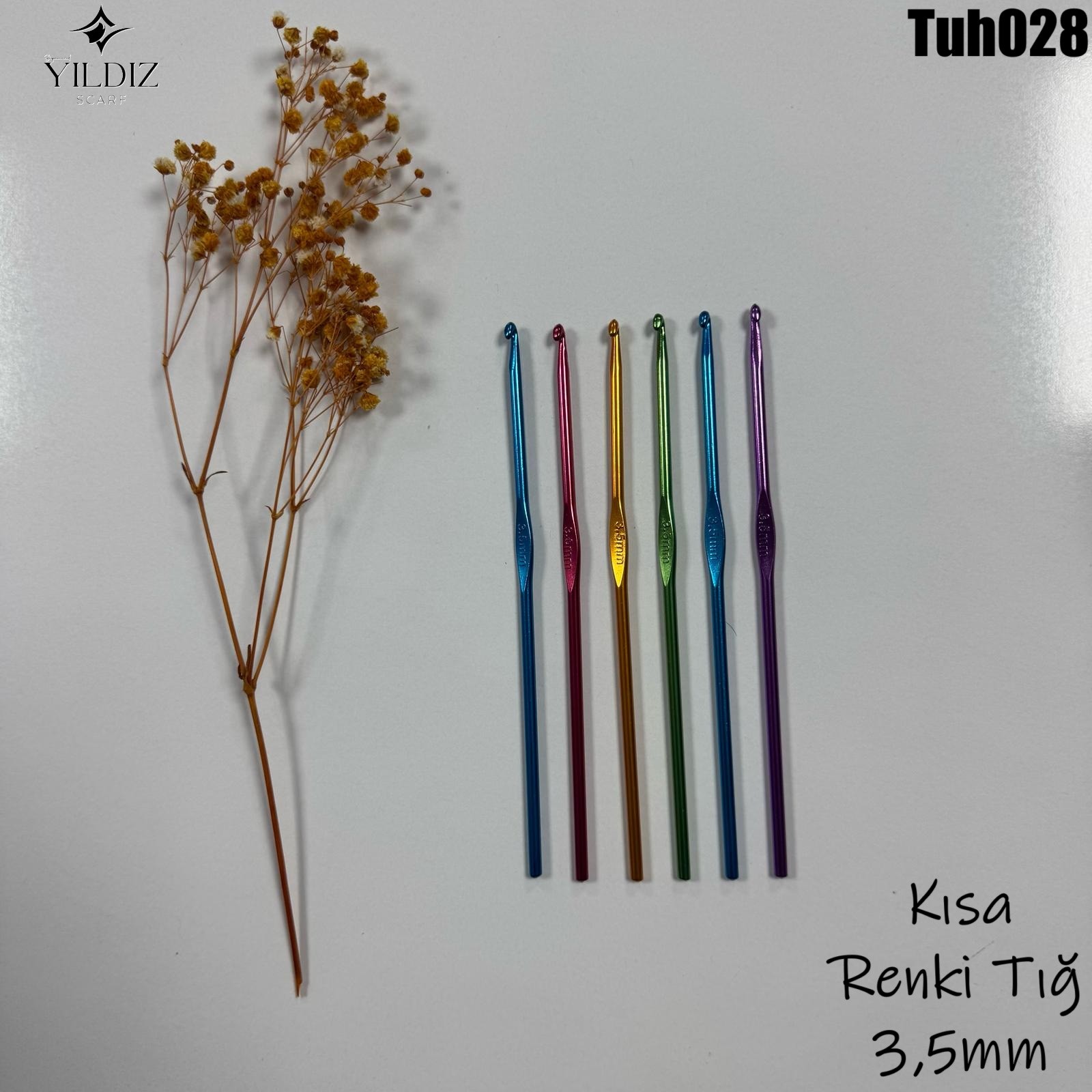 TH-28 Kısa Renkli Tığ 3,5mm