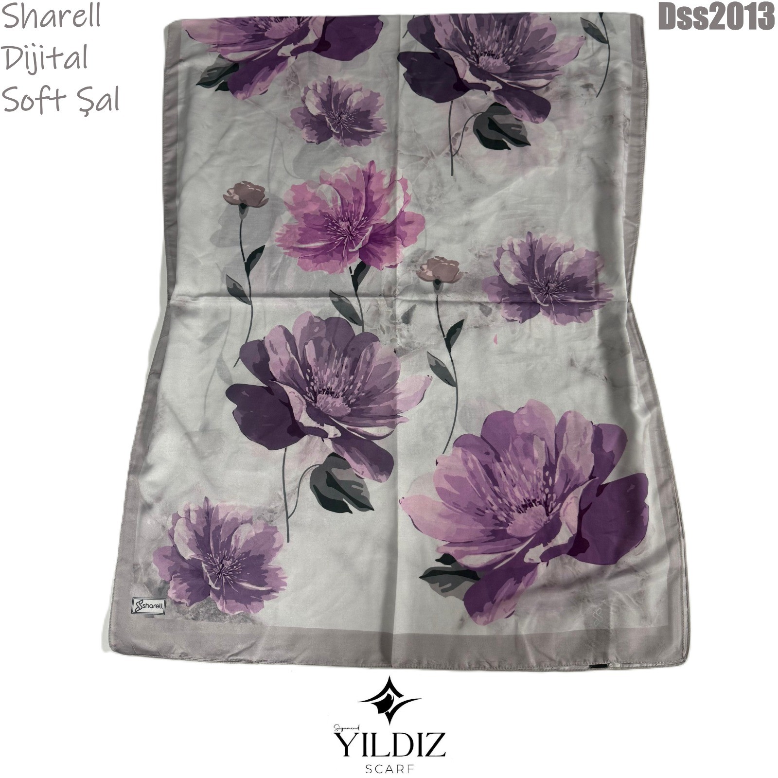 N-301 Sharell Dijital Soft Şal