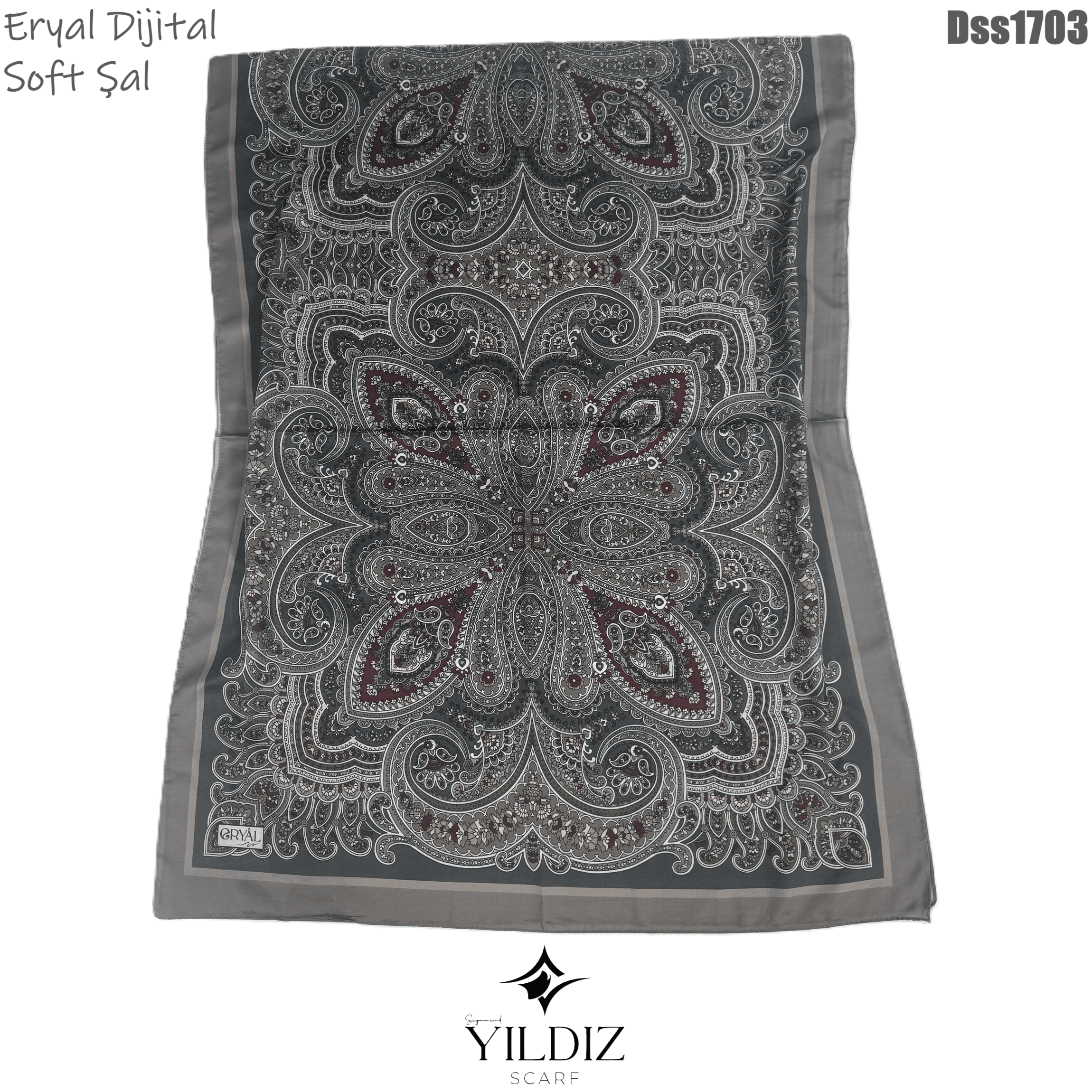N-246 Eryal Dijital Soft Şal