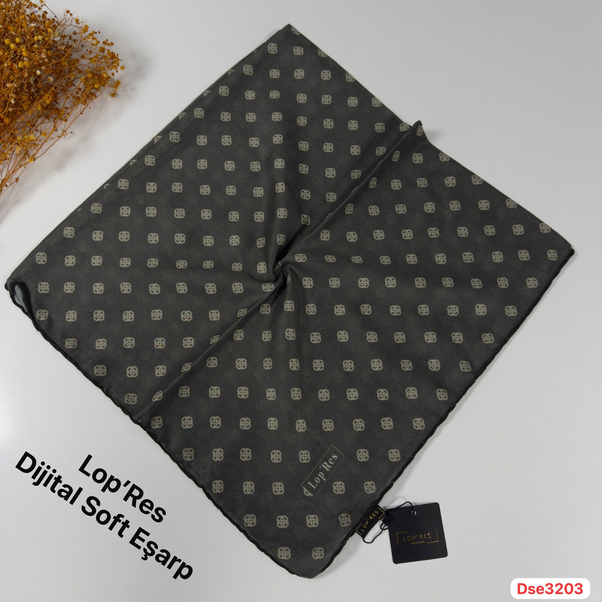 Lopres El Dikişli Soft Eşarp DSE32 - 3
