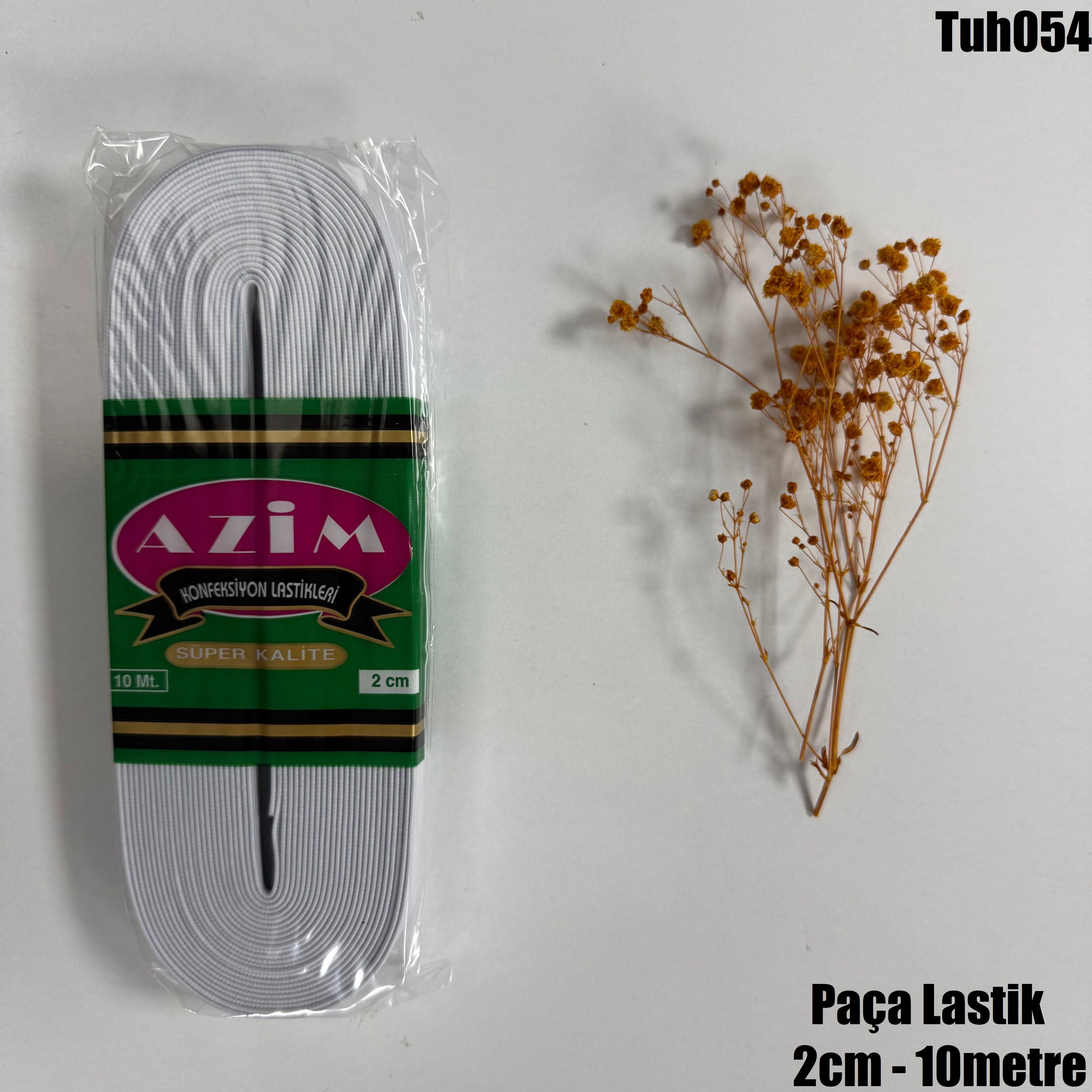 Paça Lastik Beyaz- 10 Metre - 2 cm