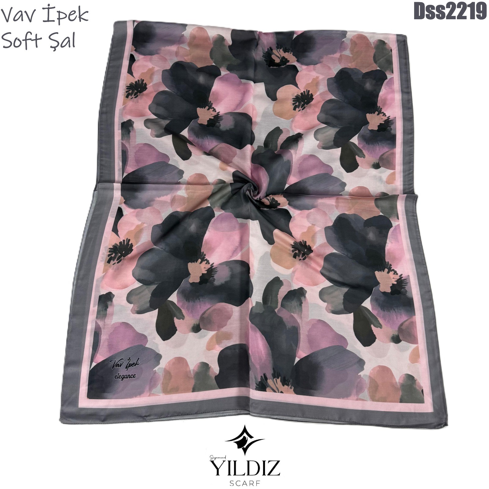 Vav İpek Dijital Soft Şal - DSS22 - 19