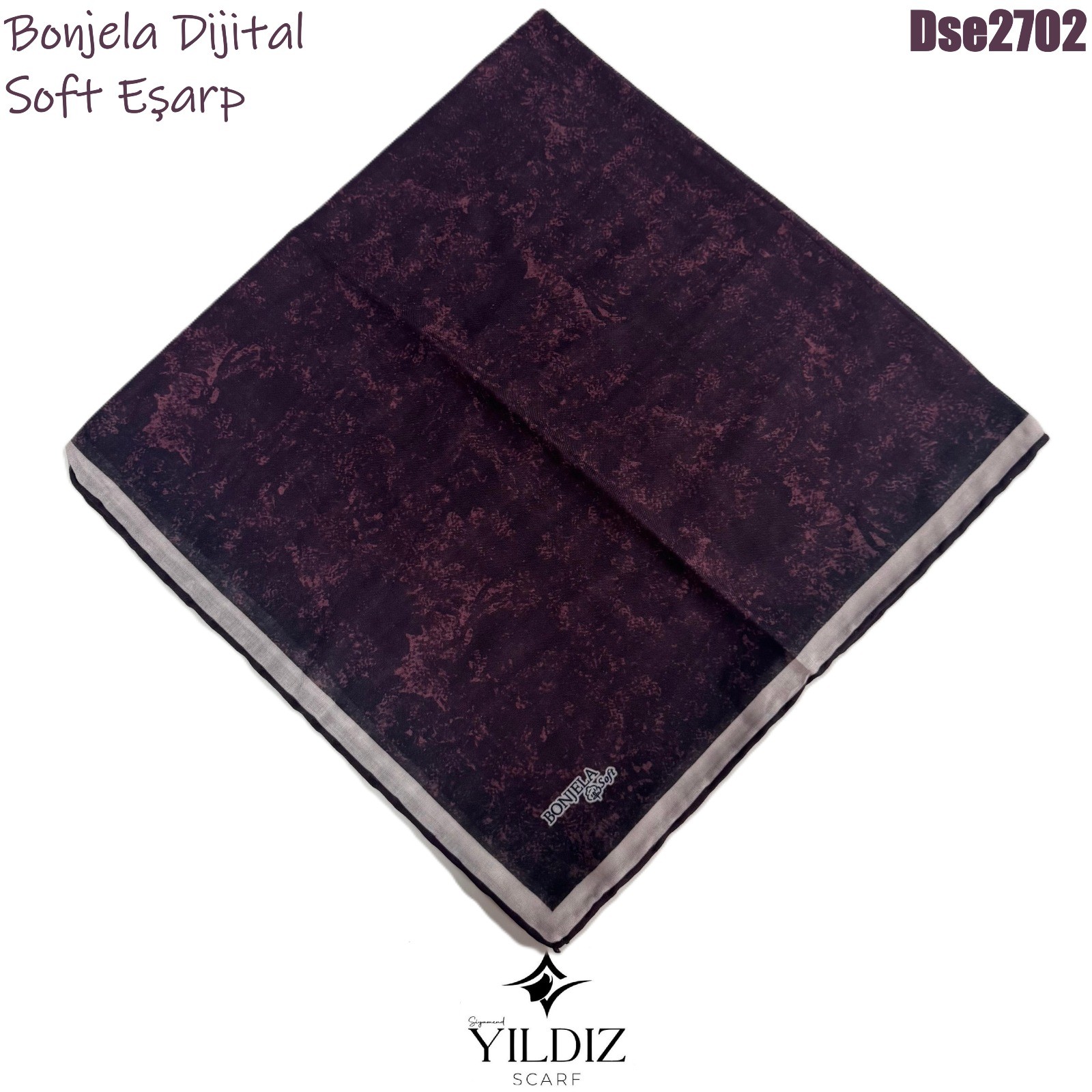 K-567 Bonjela Dijital Soft Eşarp