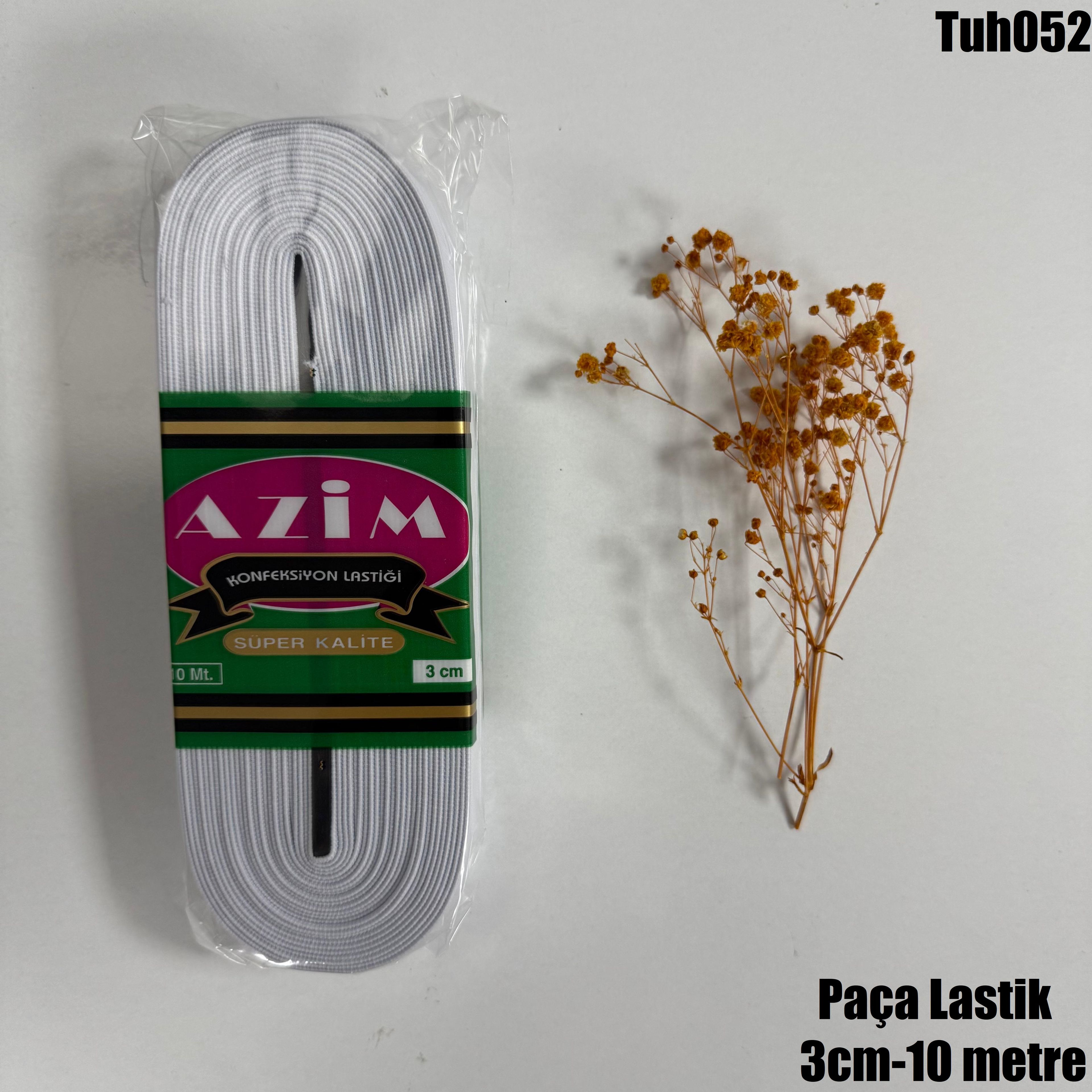 Paça Lastik Beyaz- 10 Metre - 3 cm