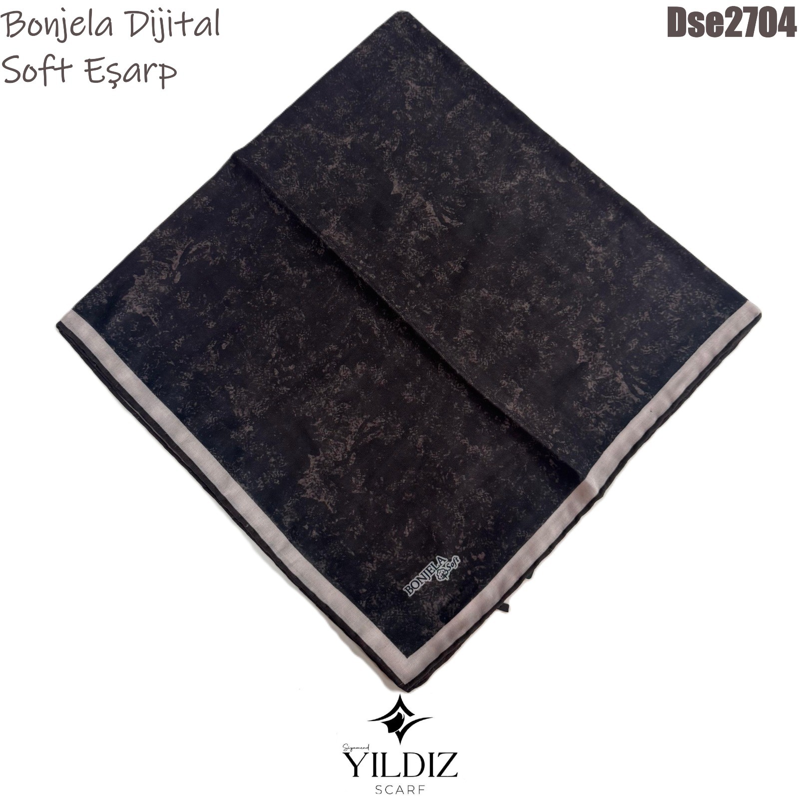 K-569 Bonjela Dijital Soft Eşarp