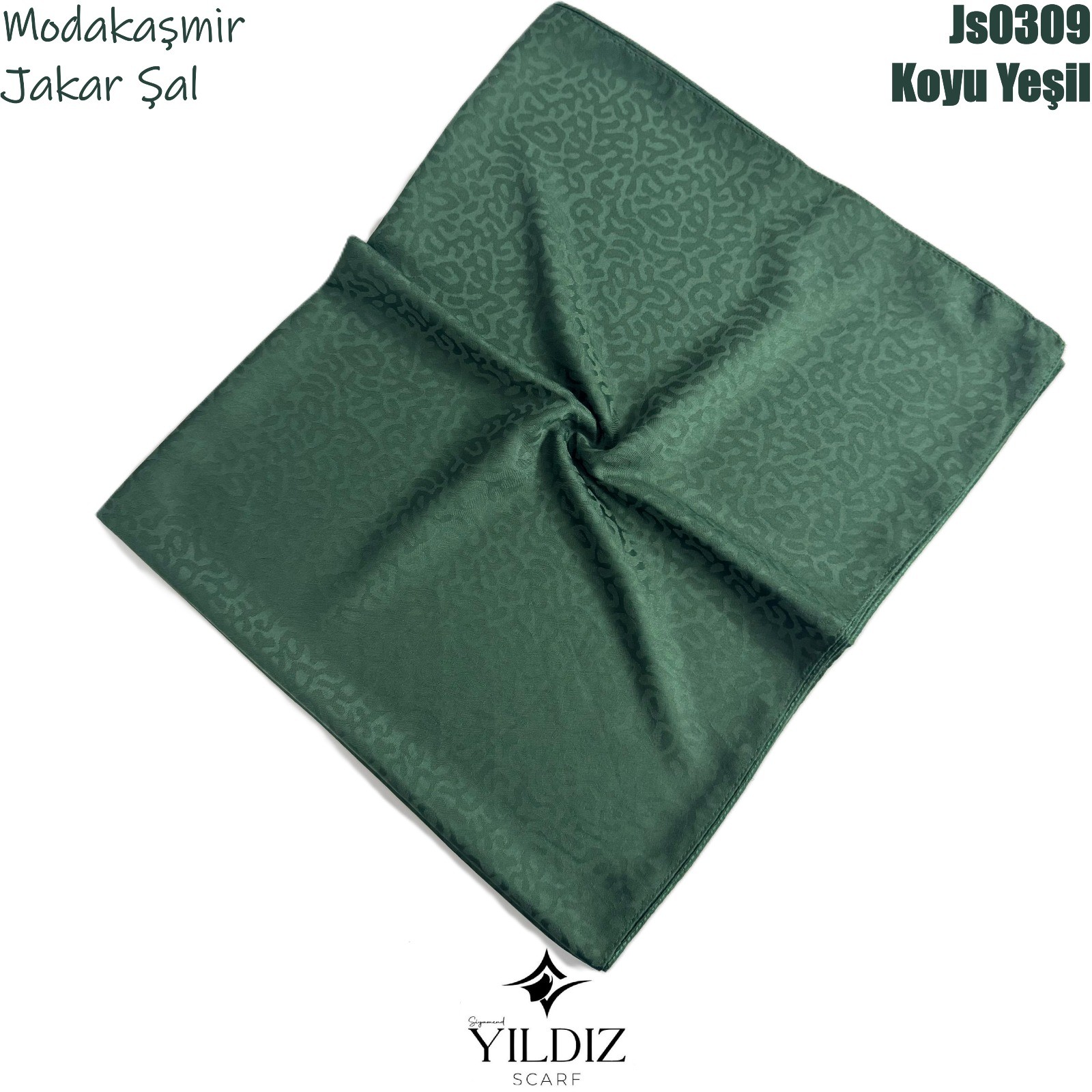 AD-48 Modakaşmir Jakar Şal- Koyu Yeşil