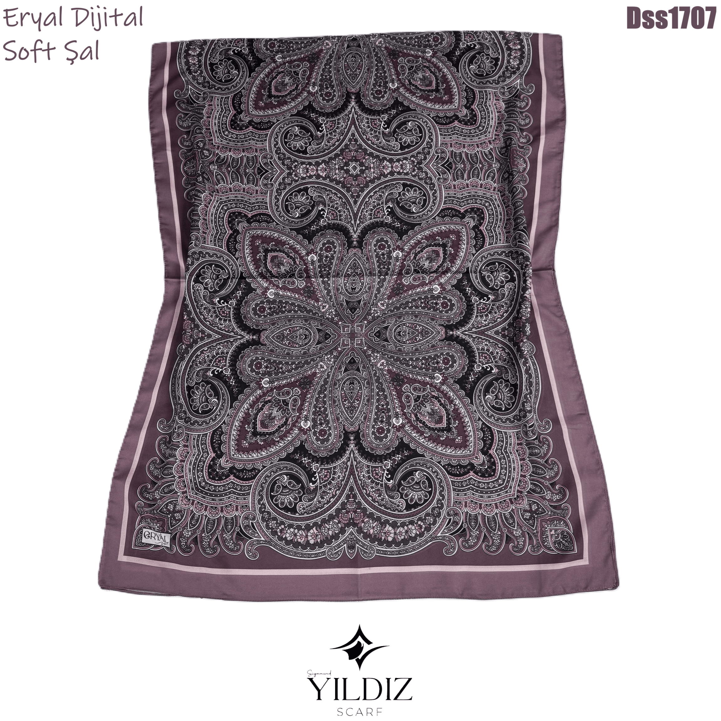 N-250 Eryal Dijital Soft Şal