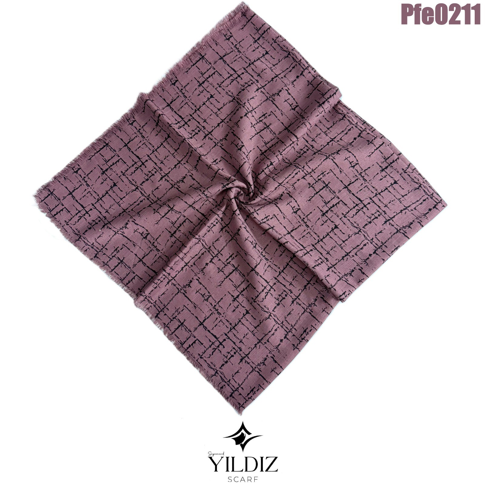 Kampanyalı Desenli Eşarp PFE02 - 11