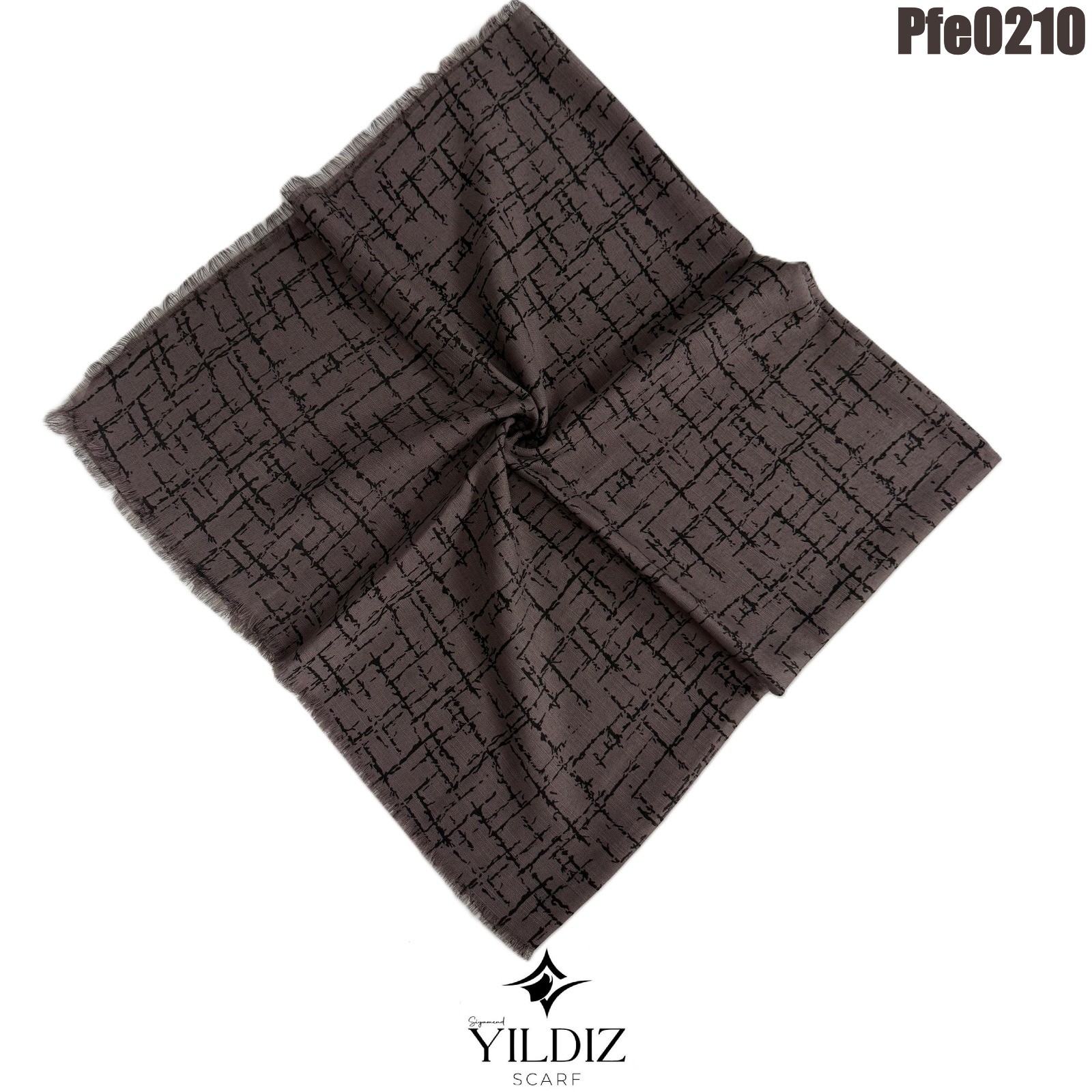 Kampanyalı Desenli Eşarp PFE02 - 10