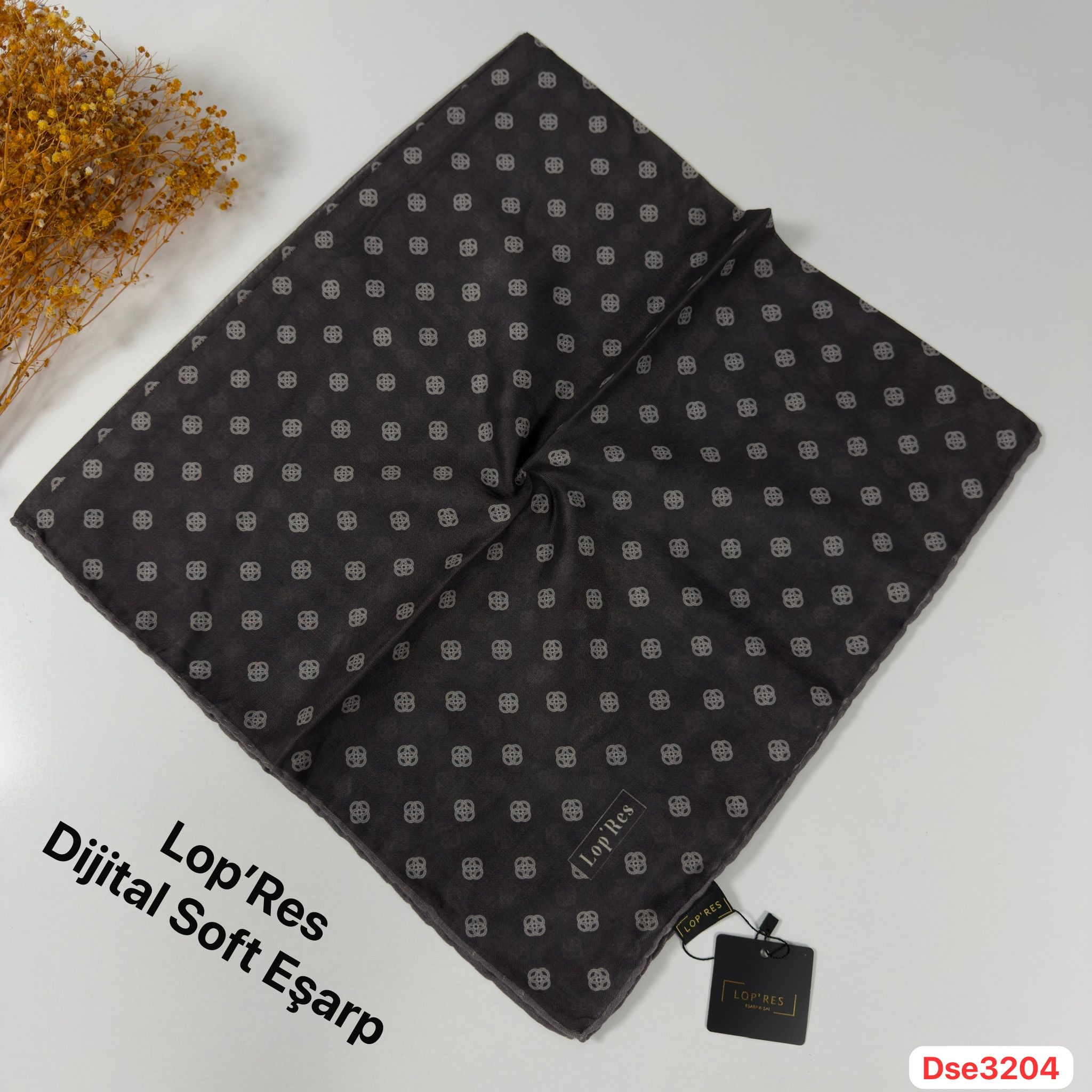 Lopres El Dikişli Soft Eşarp DSE32 - 4