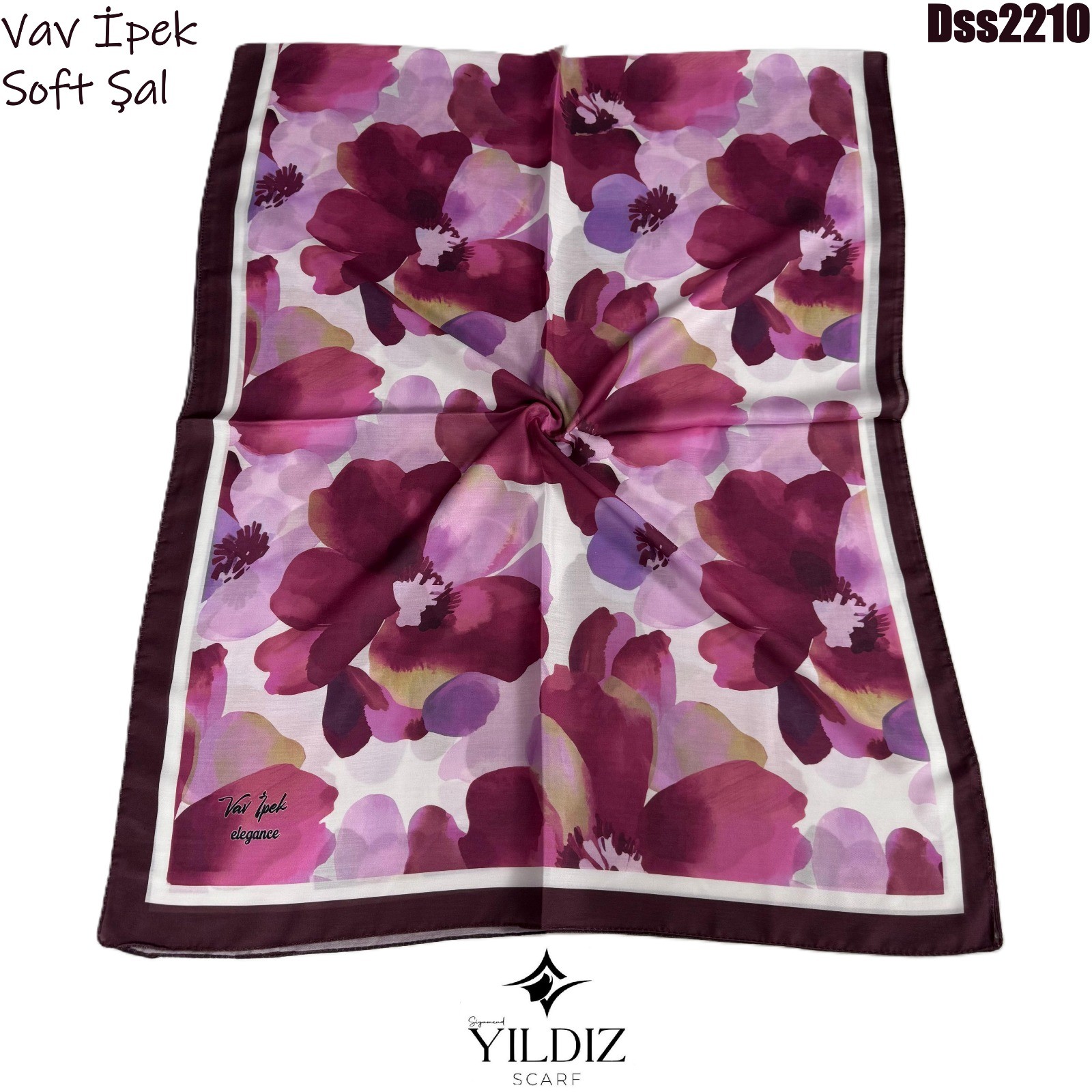 Vav İpek Dijital Soft Şal - DSS22 - 10
