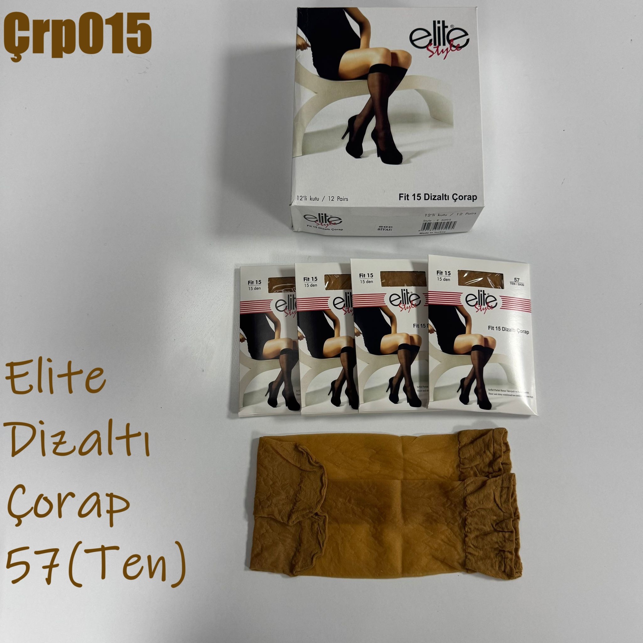 Elite Dizaltı Çorap - 57(Ten)